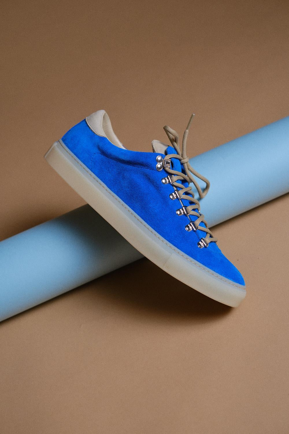 Diemme Marostica Low Mediterrean Blue Suede Sko Kongeblå