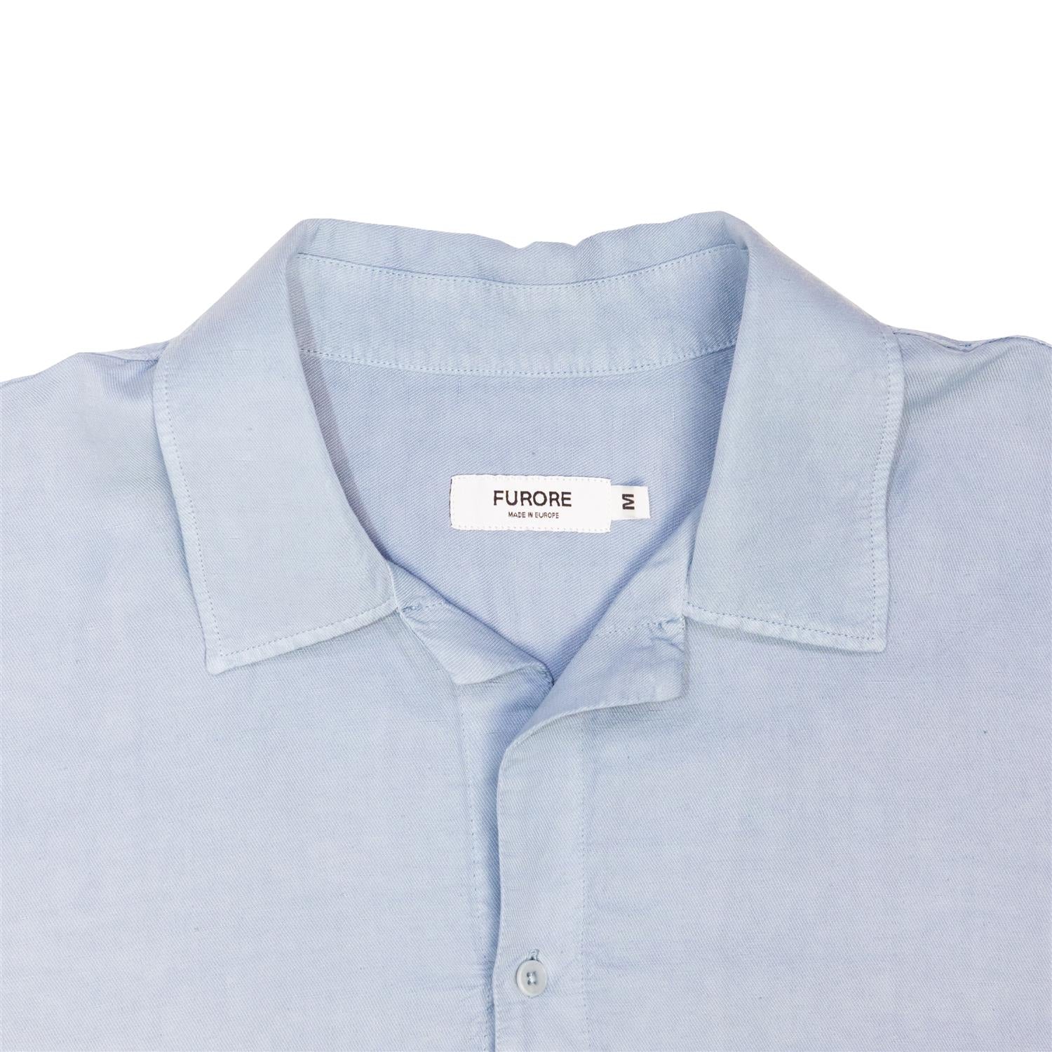 Furore Hill Short Sleeve Skjorte Gråblå - modostore.no