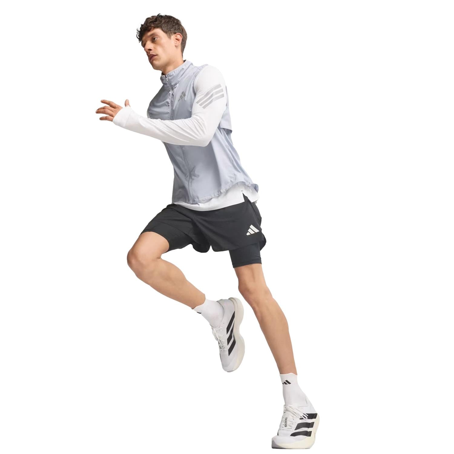 Adidas Adizero Evo SL M JH6206 Sko Hvit Og Sort - modostore.no