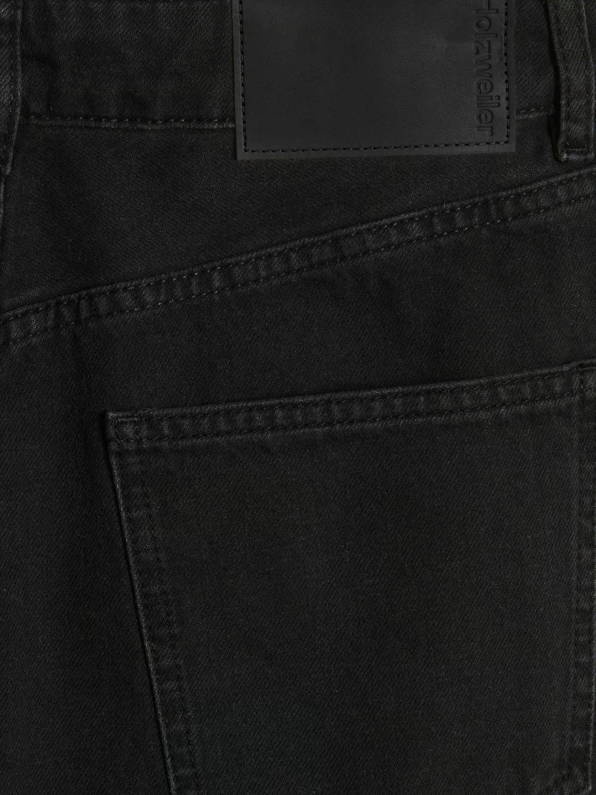 Holzweiler M Straight Jeans Jeans Vasket Sort - modostore.no