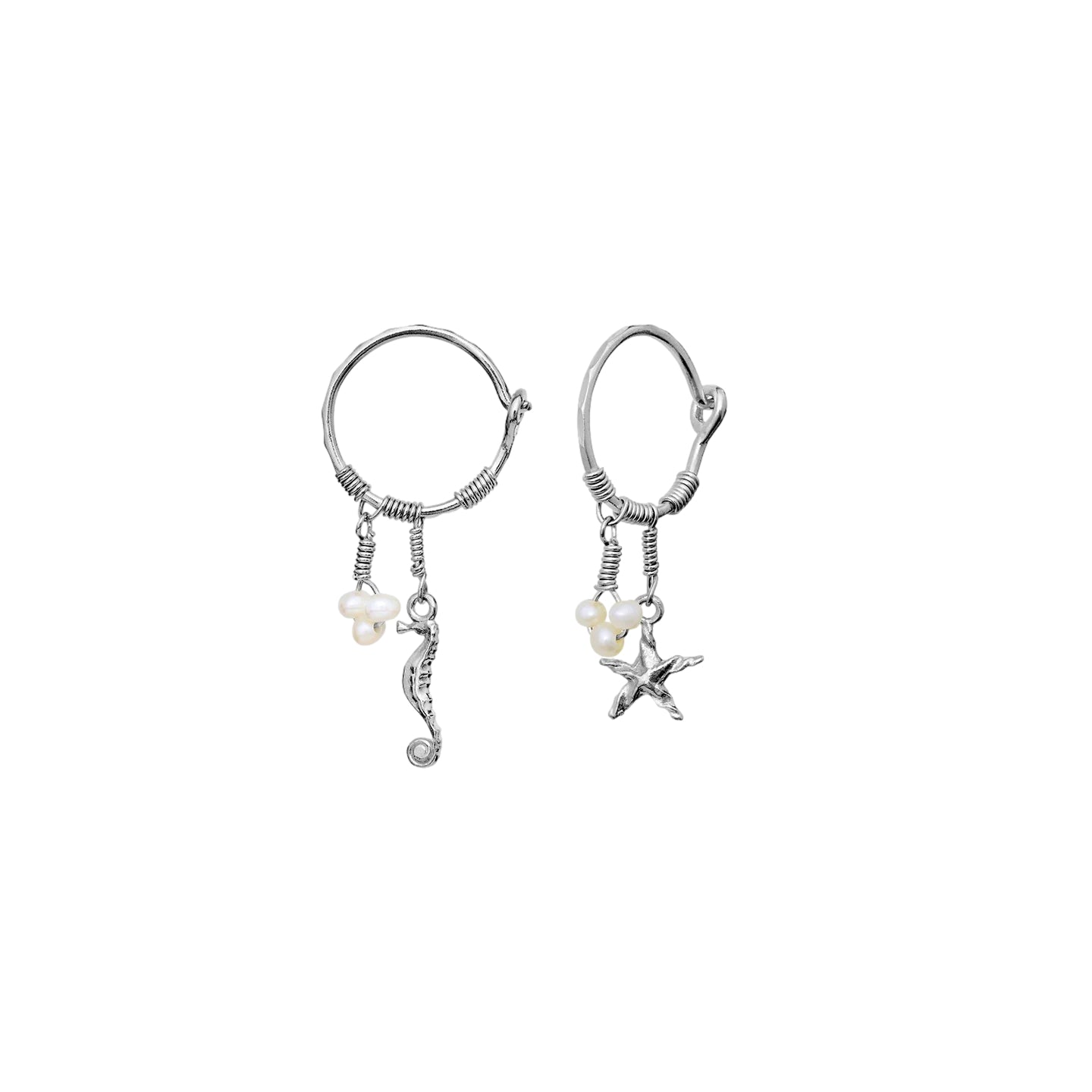 Maanesten Momi Earrings Øredobber Sølv - modostore.no