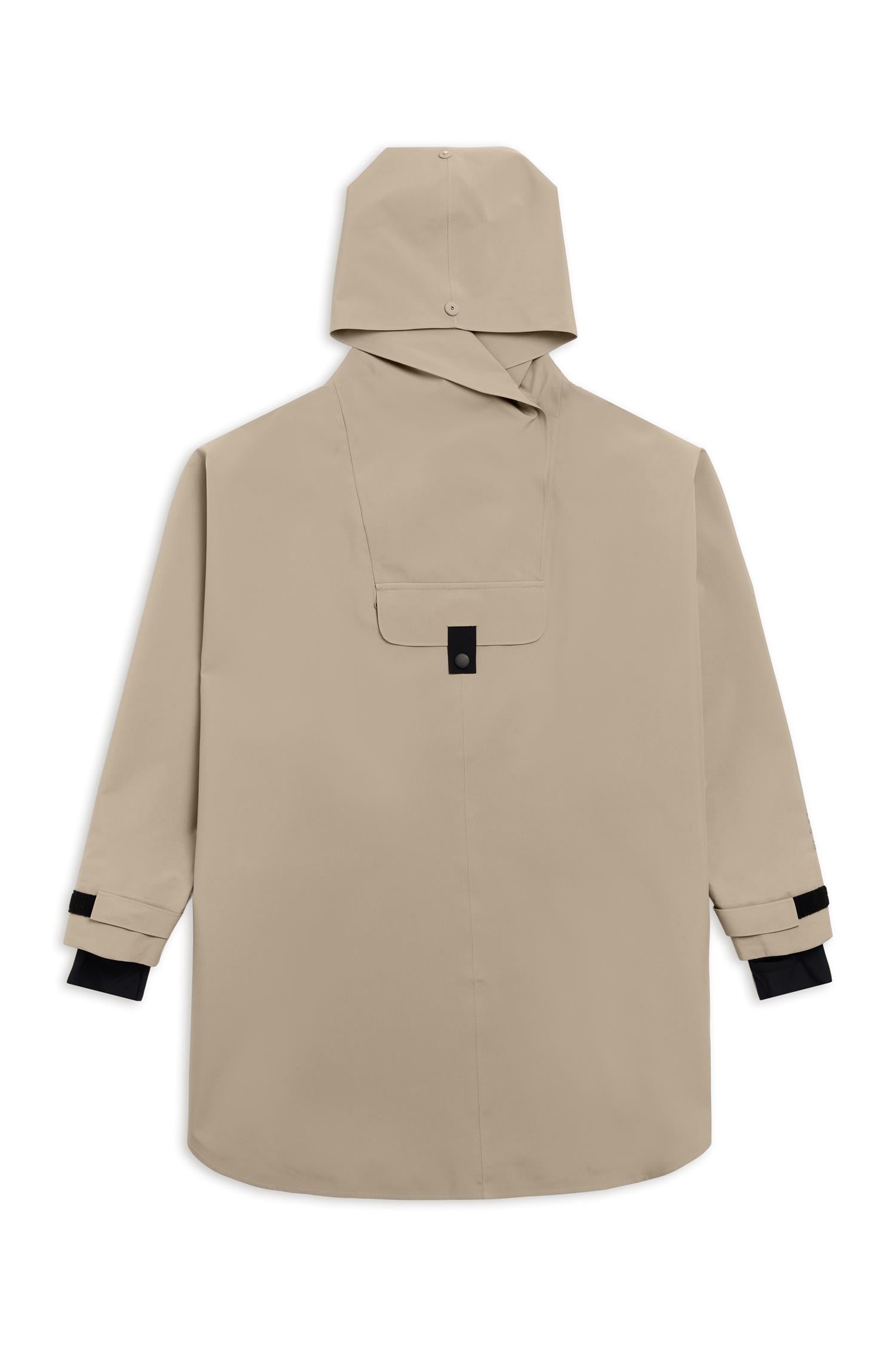 Blæst Bergen Poncho Beige Jakke Beige - modostore.no