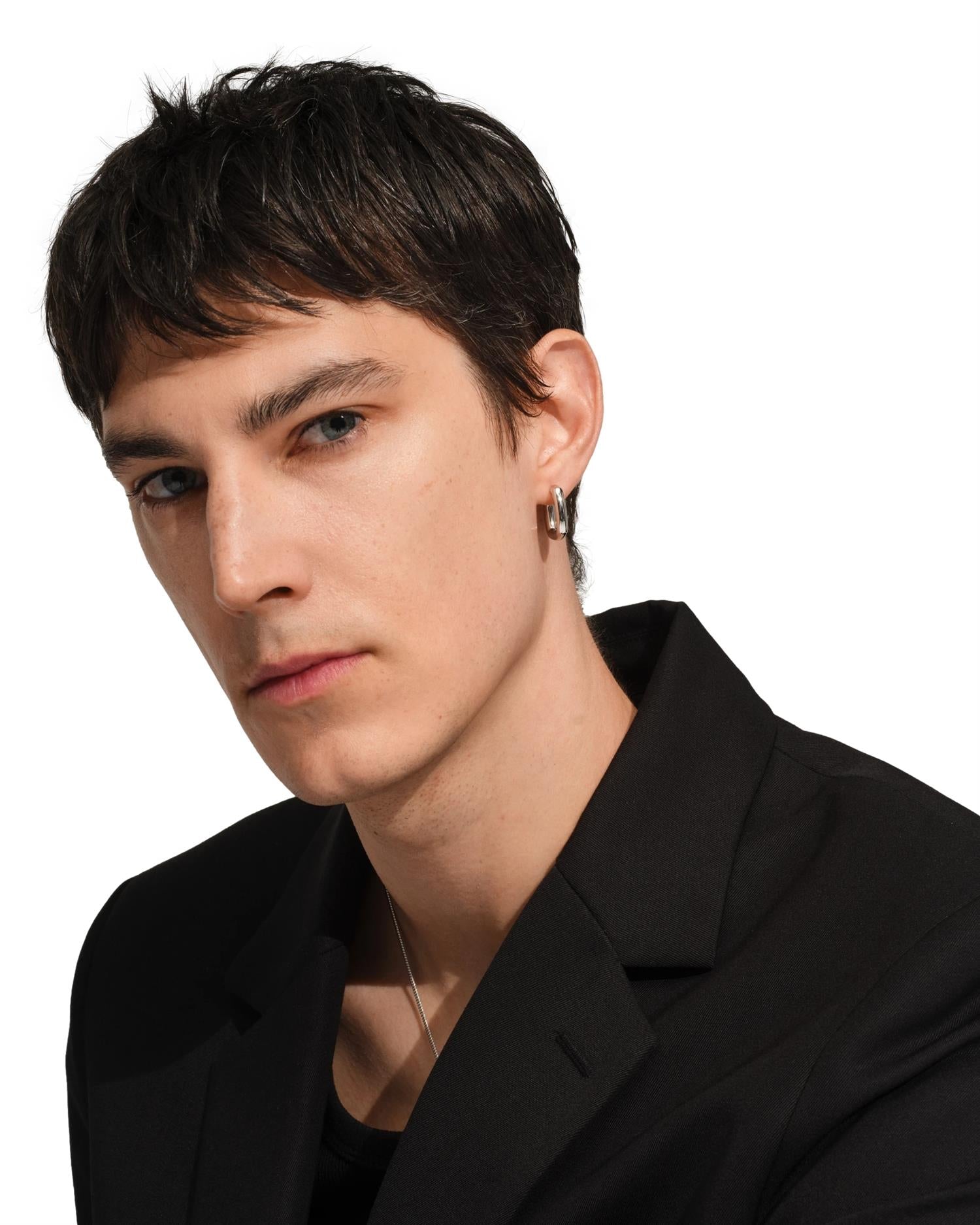 Tom Wood Frame Hoops M Øredobber Sølv