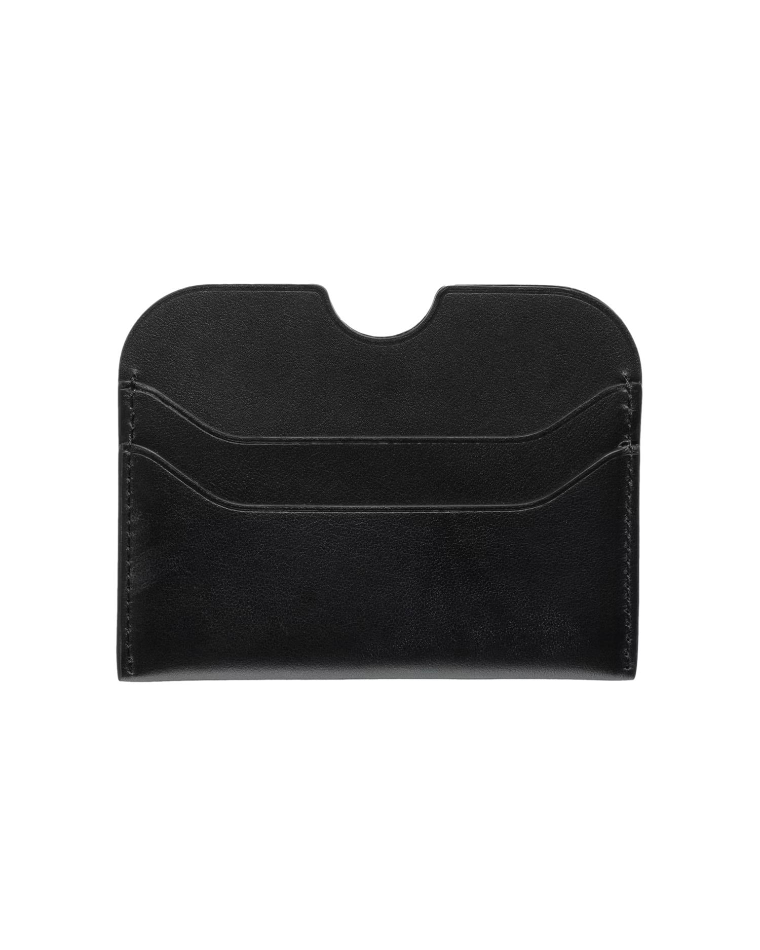 Acne Leather Card Holder Lommebok Sort