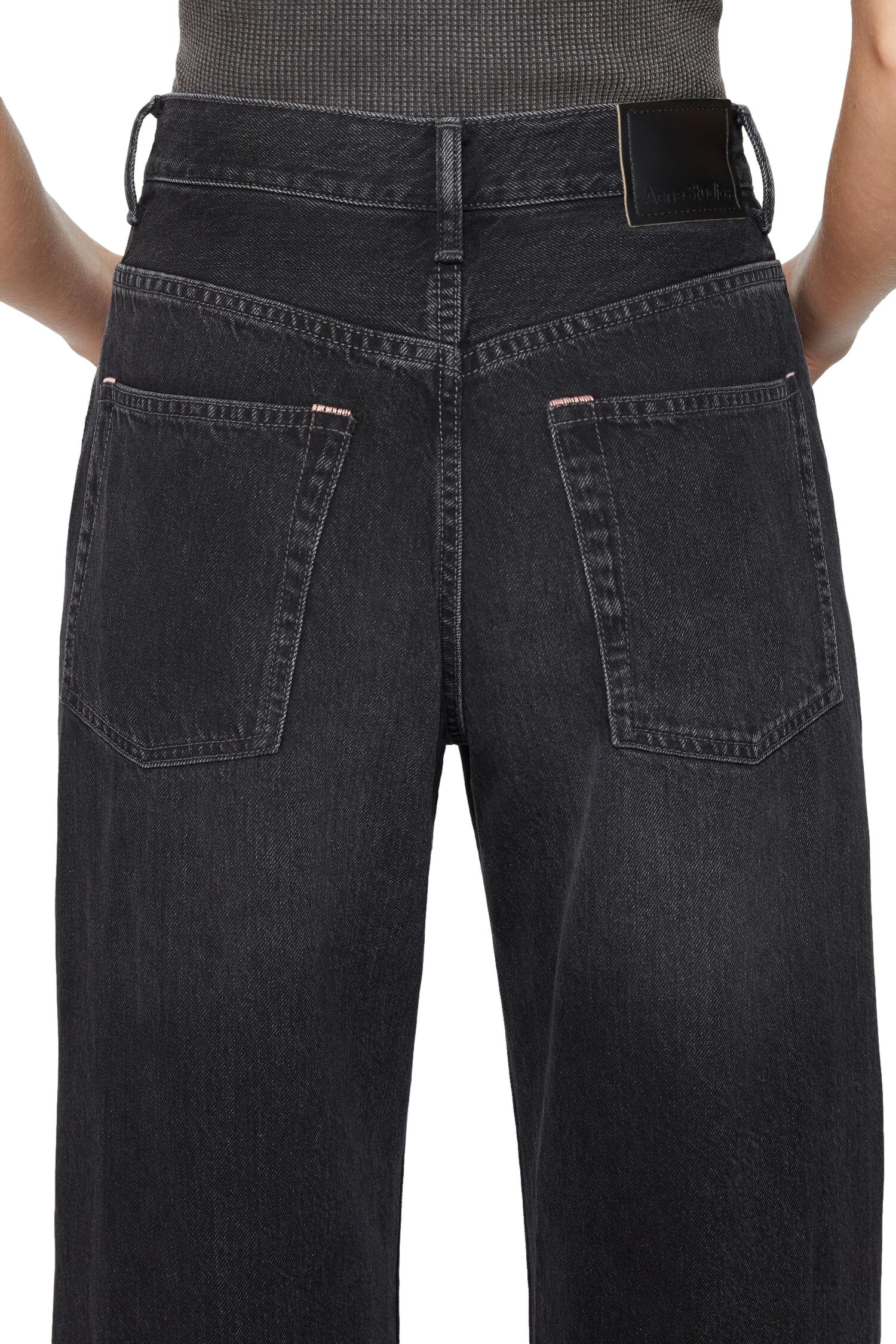 Acne Regular Fit Jeans - 2022F Jeans Vasket Sort - modostore.no