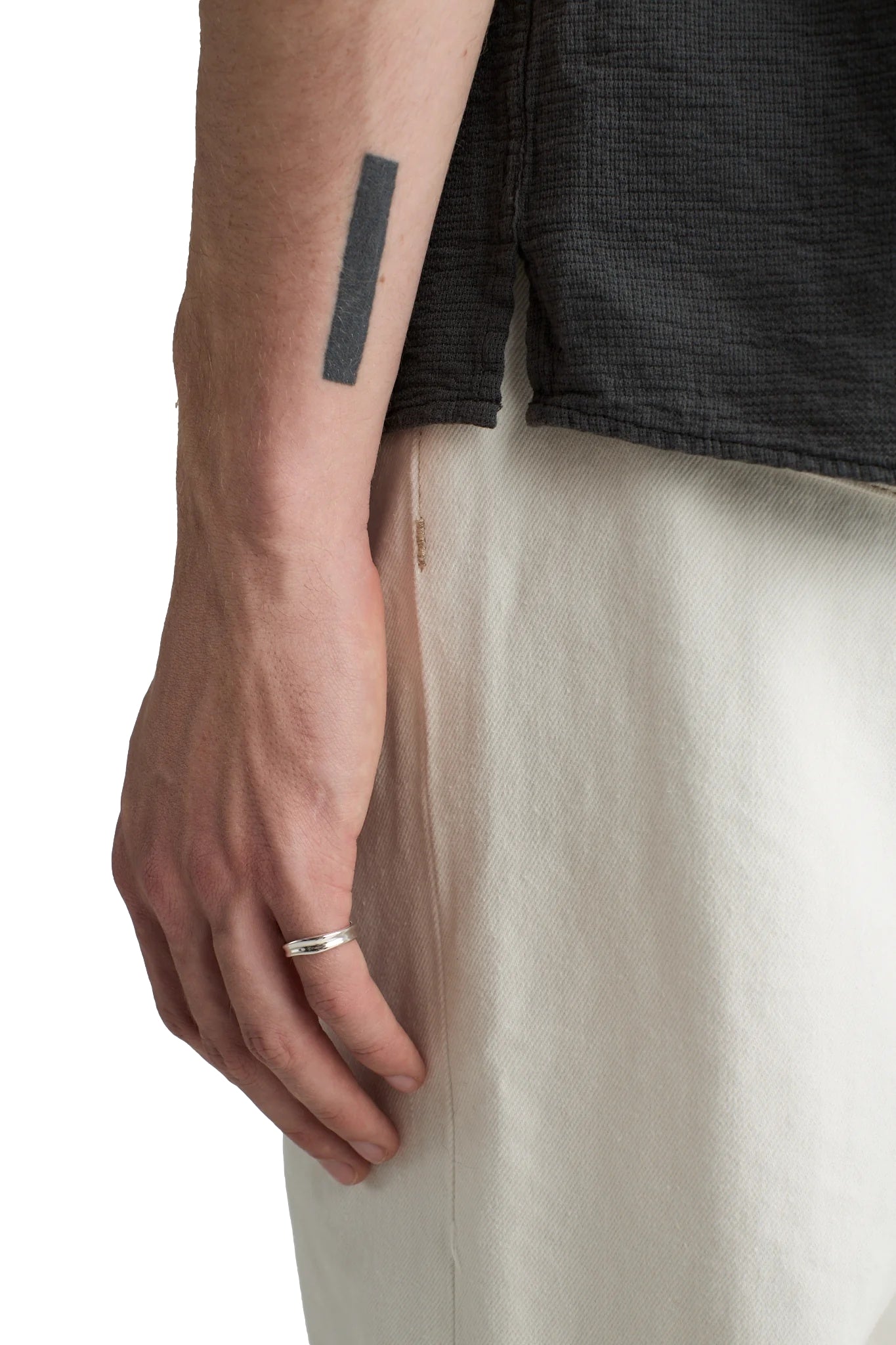 Livid Stone Loose Skjorte Grå - modostore.no