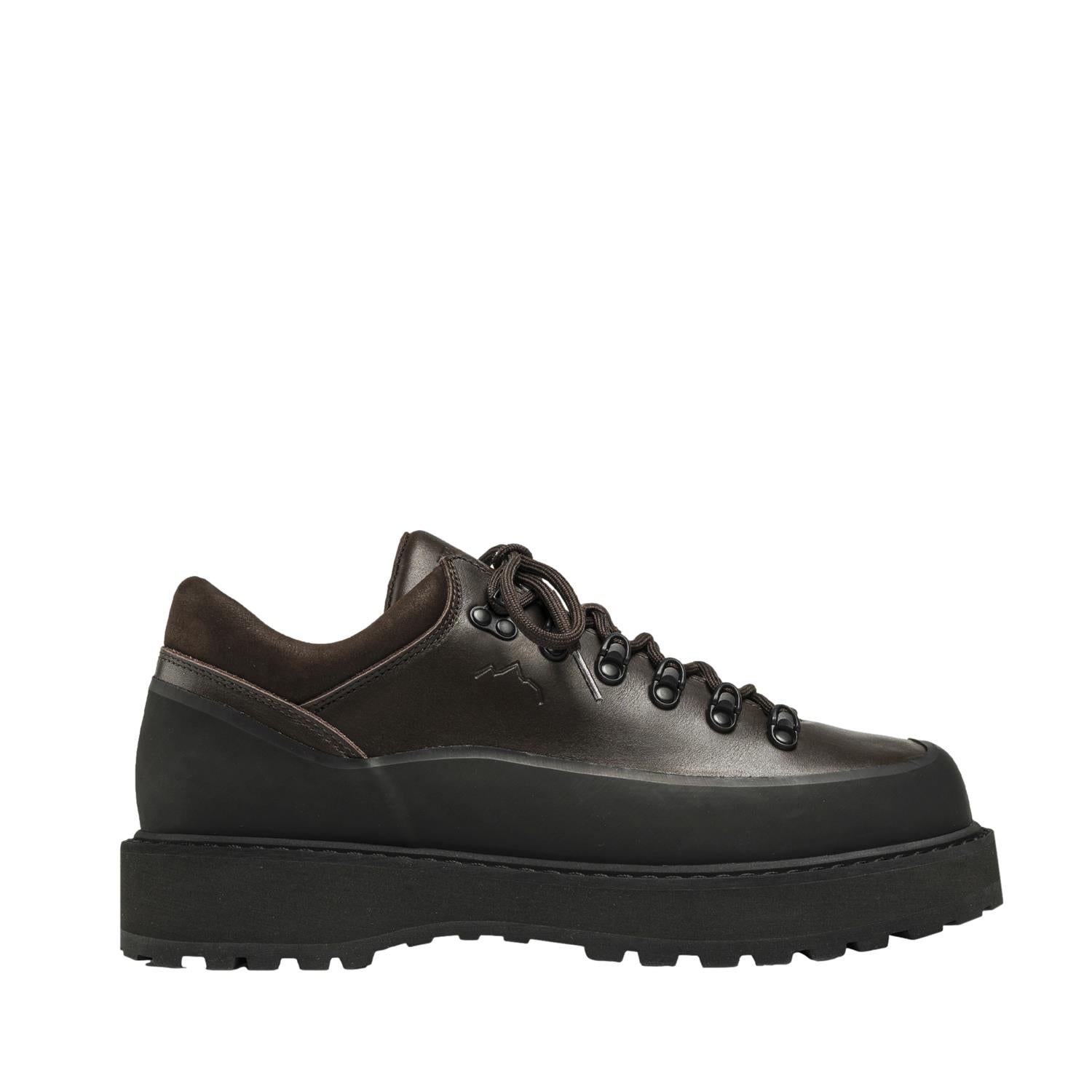 Diemme Cornaro Due Gomma Mogano Leather Sko Mørkebrun