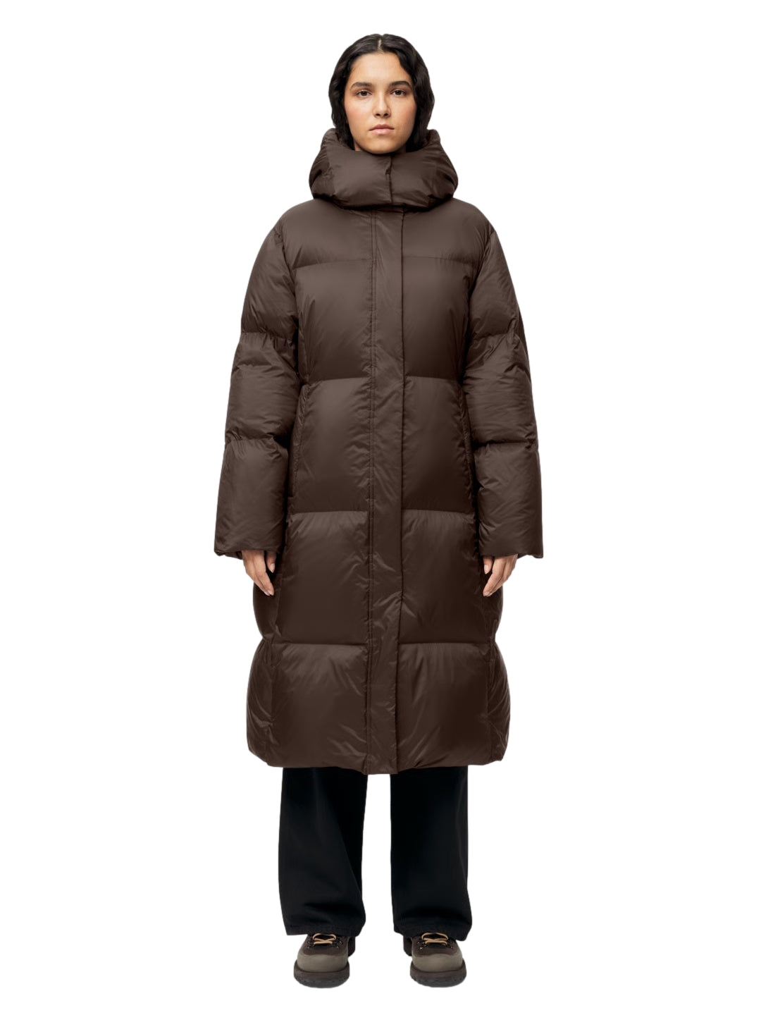 Blæst Aura Lightweight Down Coat Aura Jakke Brun - modostore.no