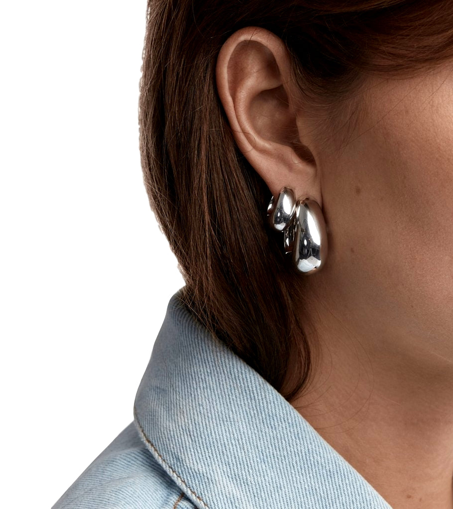 Tom Wood Ice Hoop Small Øredobber Sølv - modostore.no