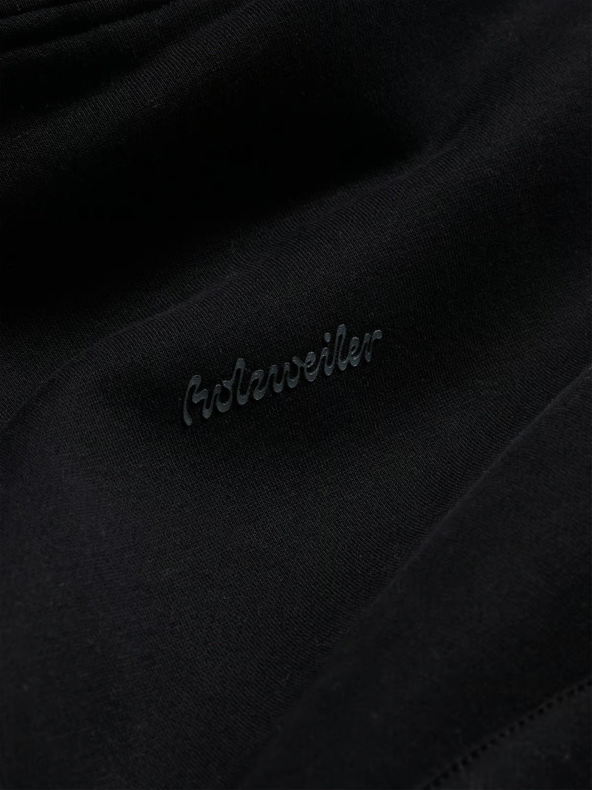 Holzweiler W Regular Hoodie Genser Sort - modostore.no