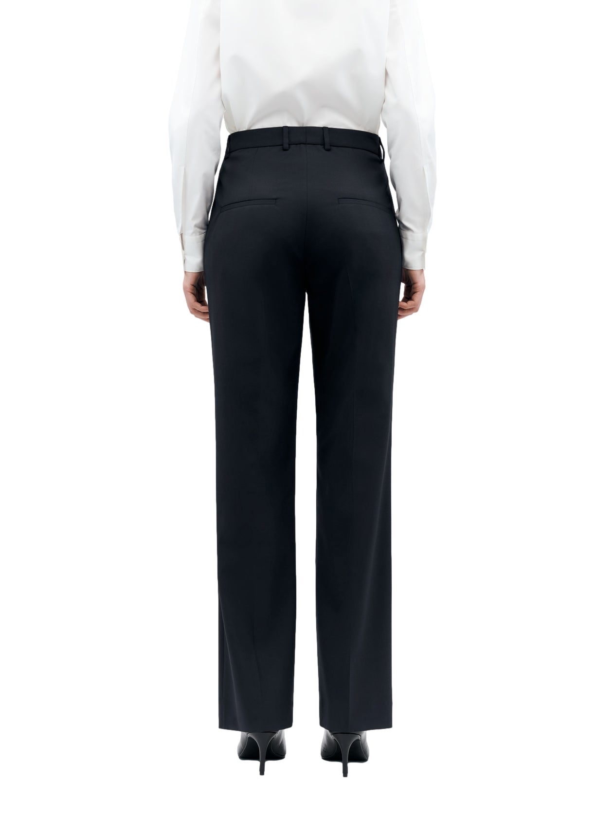 Tiger of Sweden Marfa Wool Blend Trousers Dressbukse Navy - modostore.no