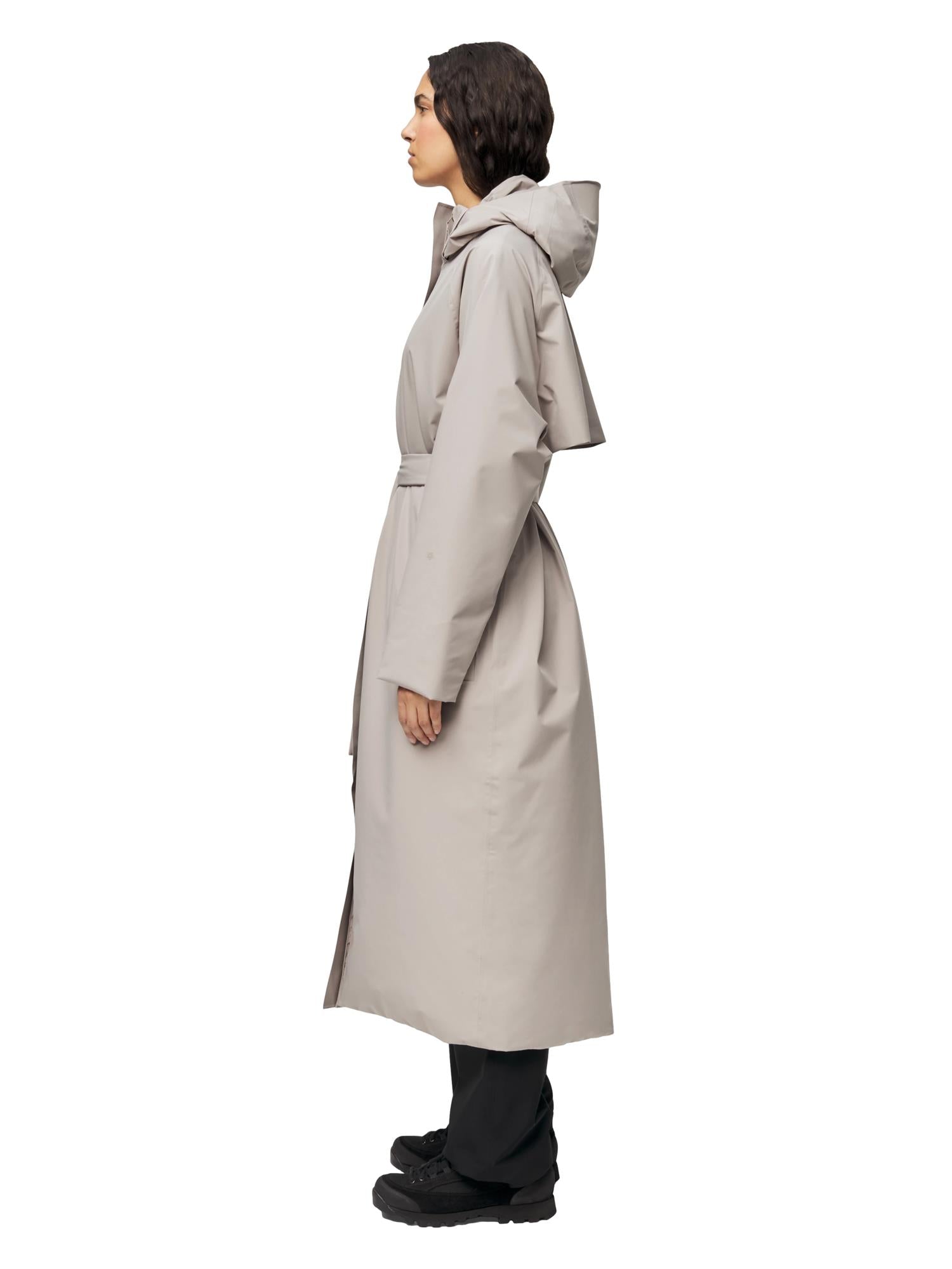 Blæst Åse Insulated Coat Low Tide Jakke Beige Grå - modostore.no