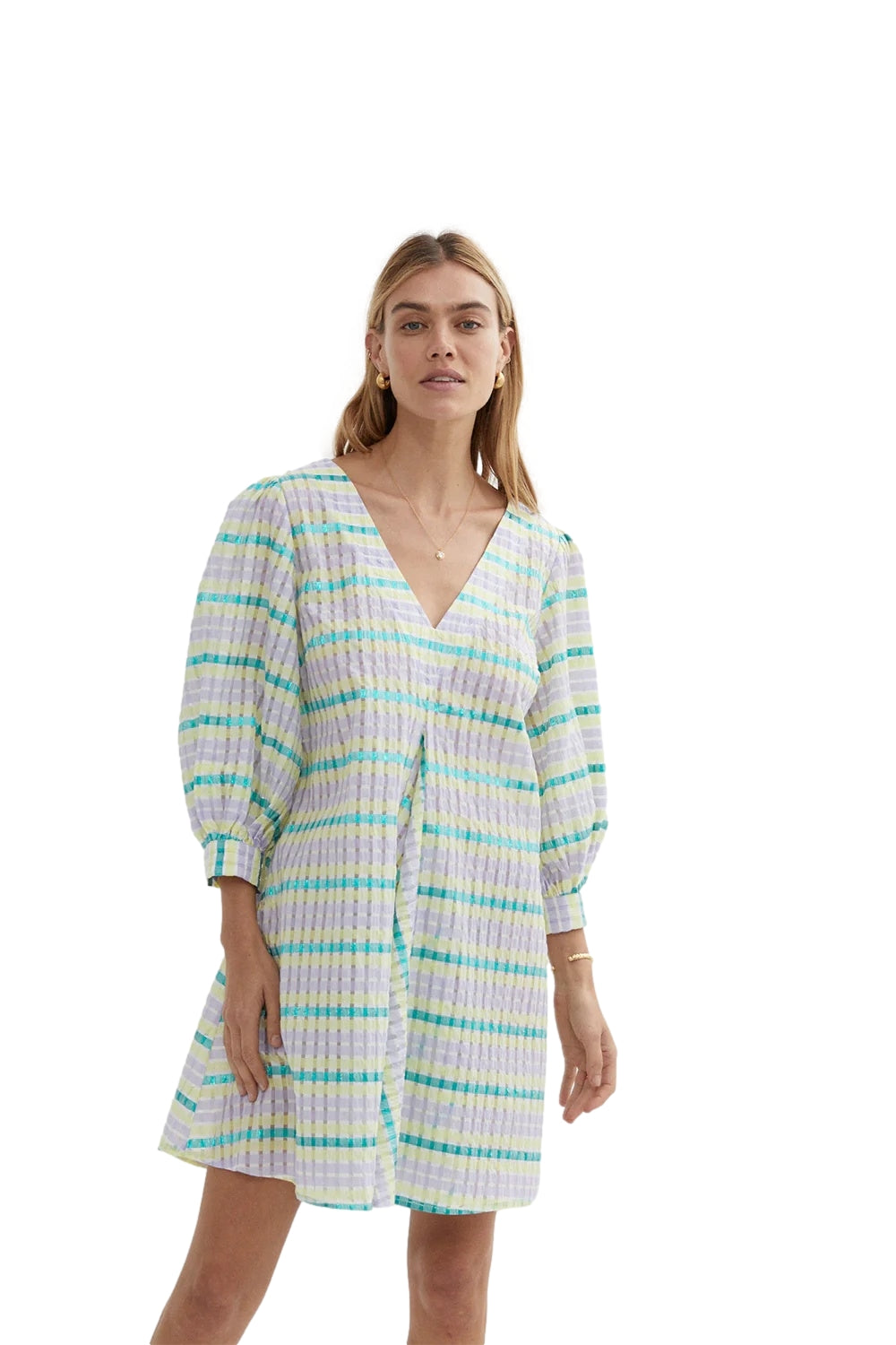 Blanca Studio Fennie Mini Dress Kjole Grønn - modostore.no