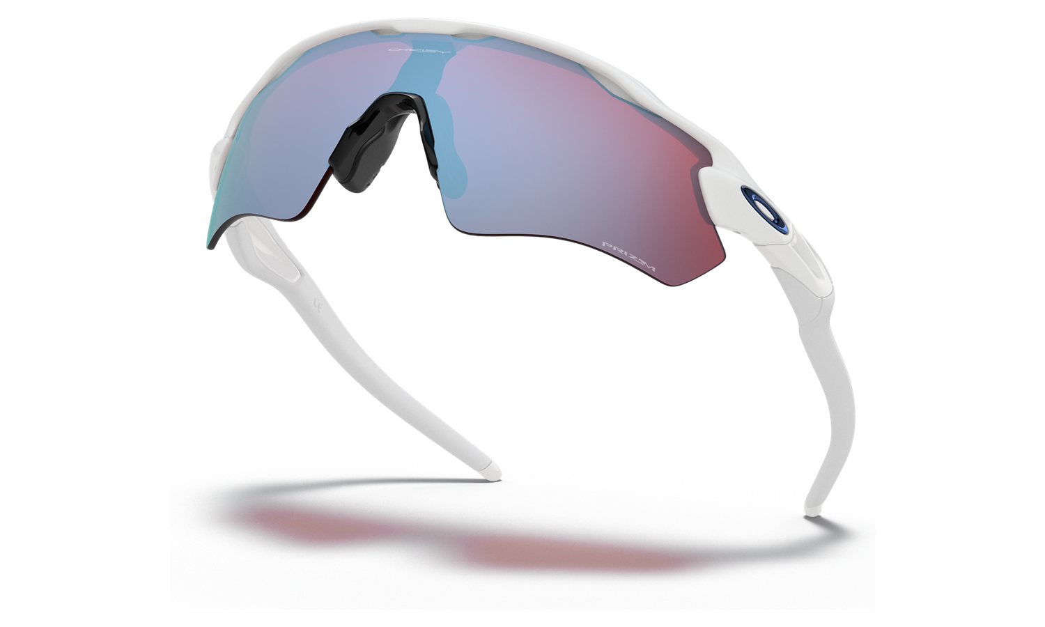 Oakley Radar EV Path Polished White/Prizm Snow Sapphire Irid Solbriller Hvit Og Blå - modostore.no