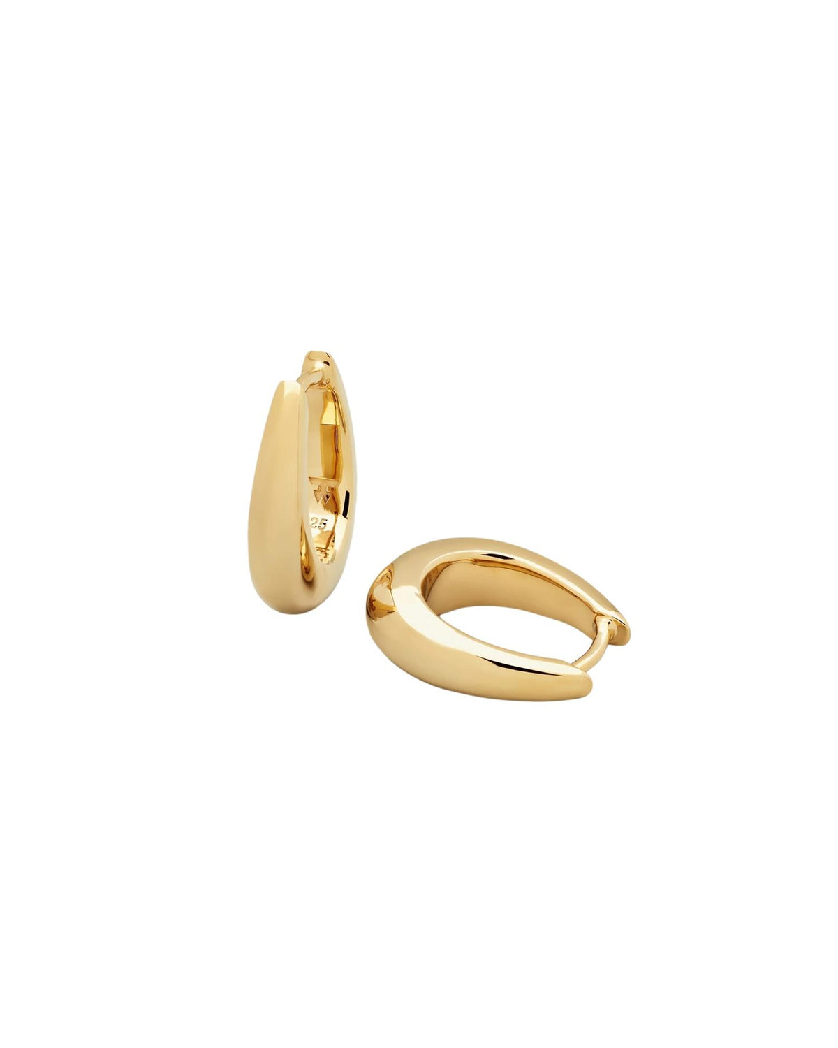 Tom Wood Liz Hoop Gold Øredobber Gull