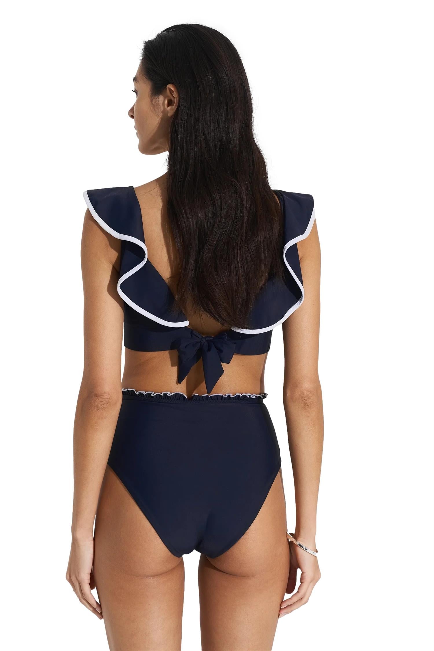 Seaquelle High Bikini Bottom Badetøy Mørkeblå - modostore.no