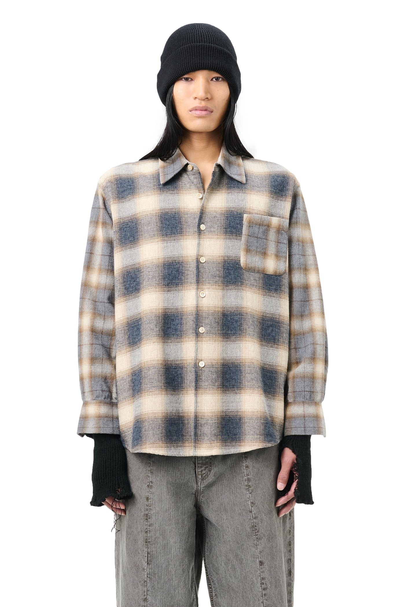 Our Legacy Above Shirt Skjorte Lysebrun - modostore.no