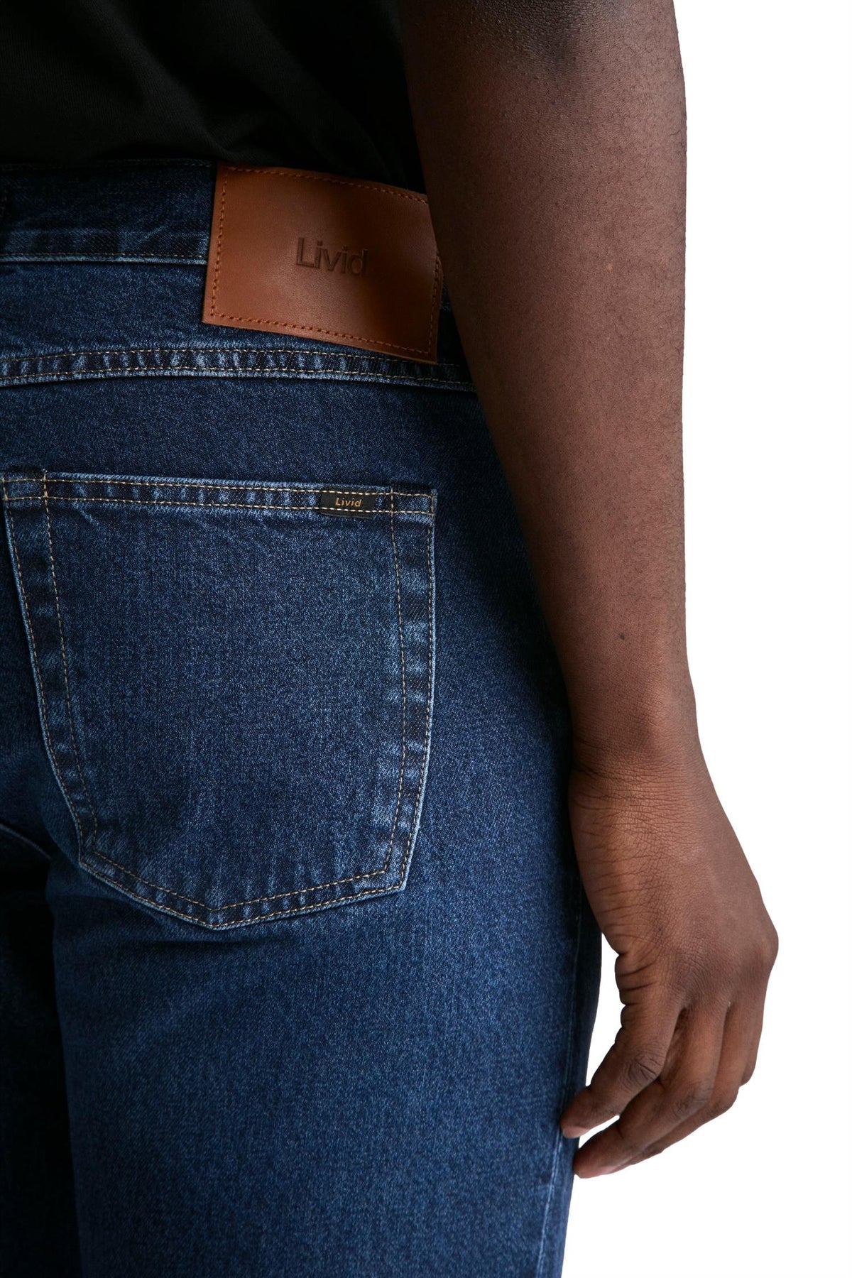 Livid Miko Japan Indigo Rinse Jeans Mørkeblå