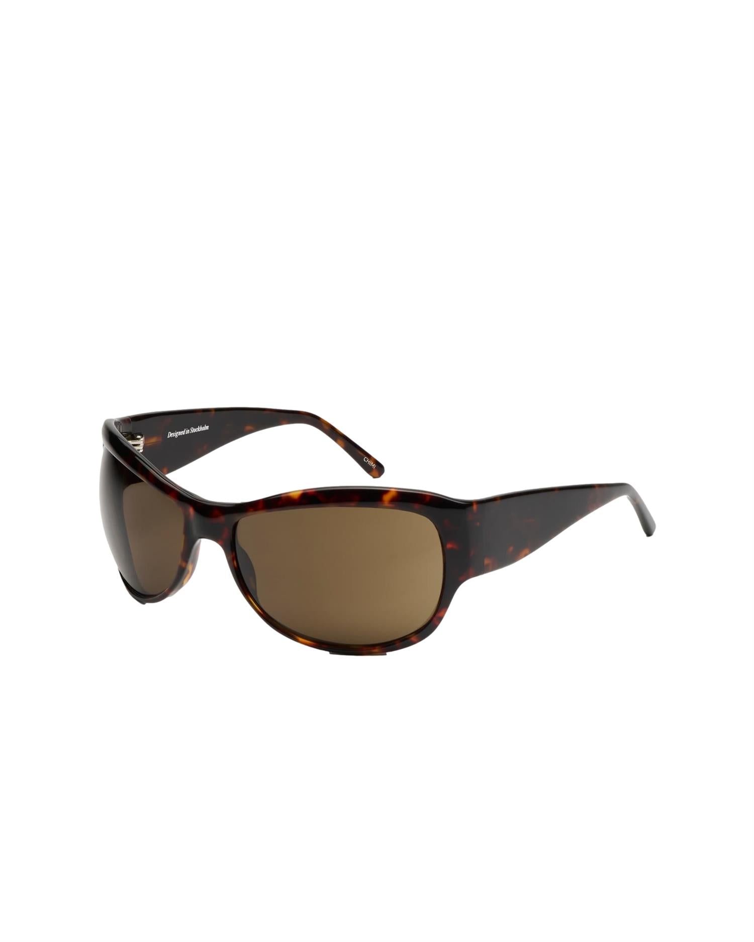 Chimi Eyewear Lilah Deep Tortoise Solbriller Brun