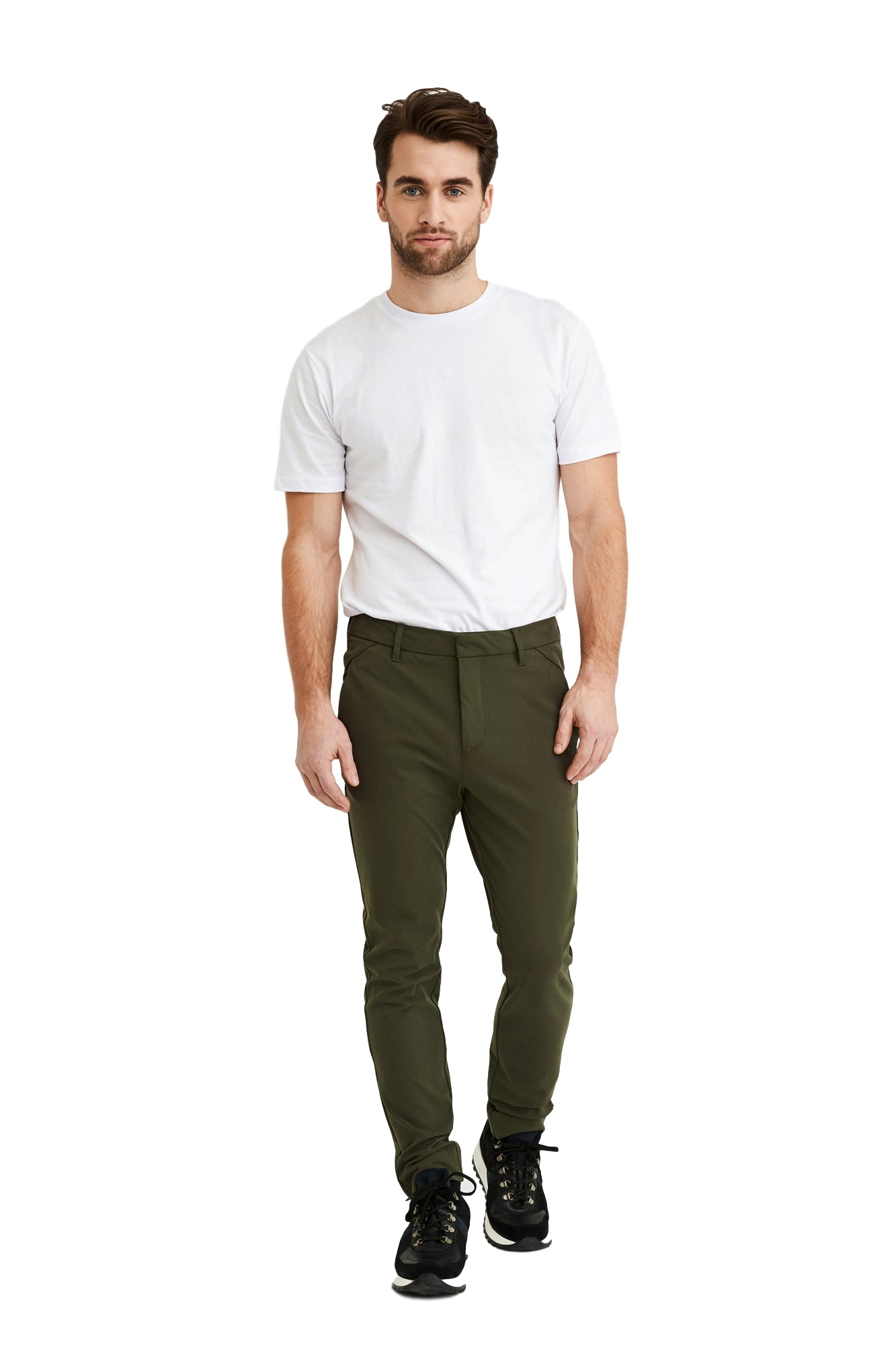 Plain JoshPL 315 Army Bukse Mørkegrønn
