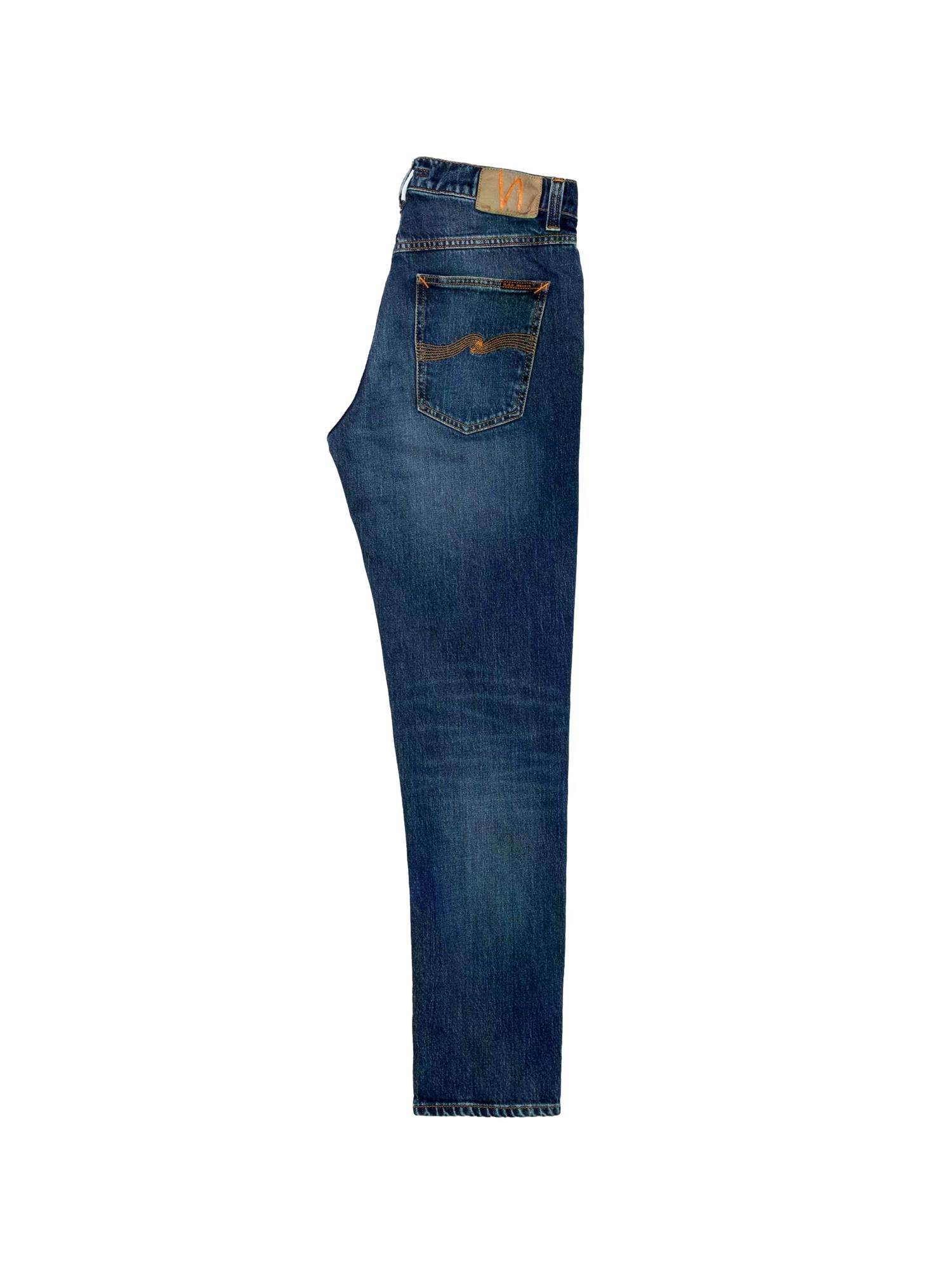 Nudie Jeans Solid Ollie Wild Blue Jeans Mørkeblå