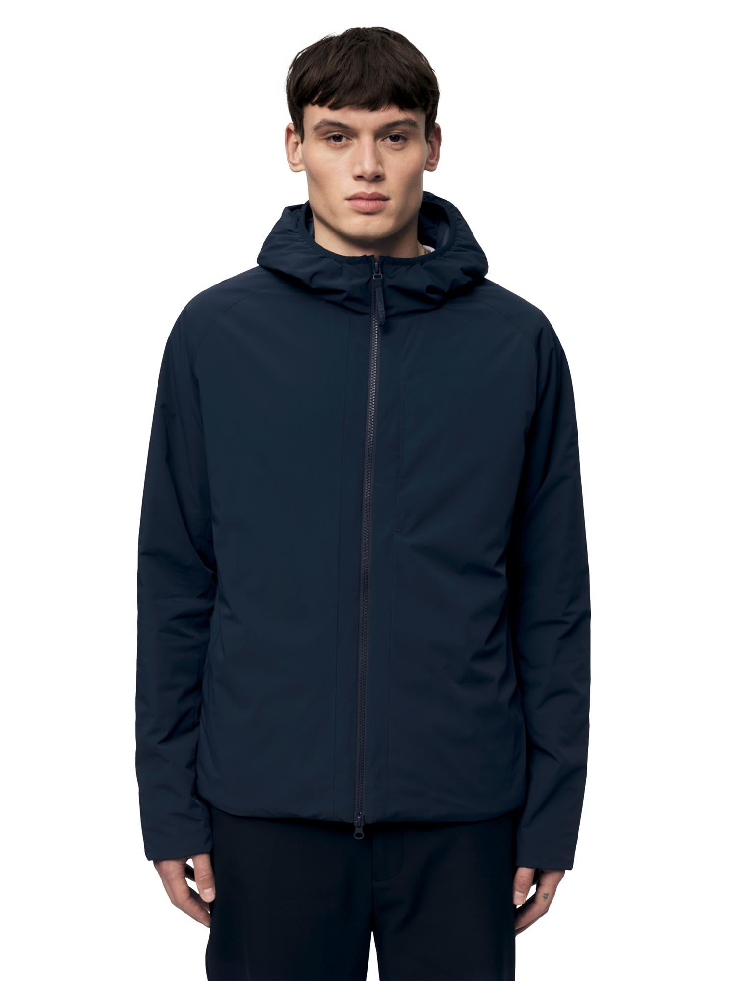 Blæst Randers Insulated Hoody Jacket Jakke Mørkeblå - modostore.no
