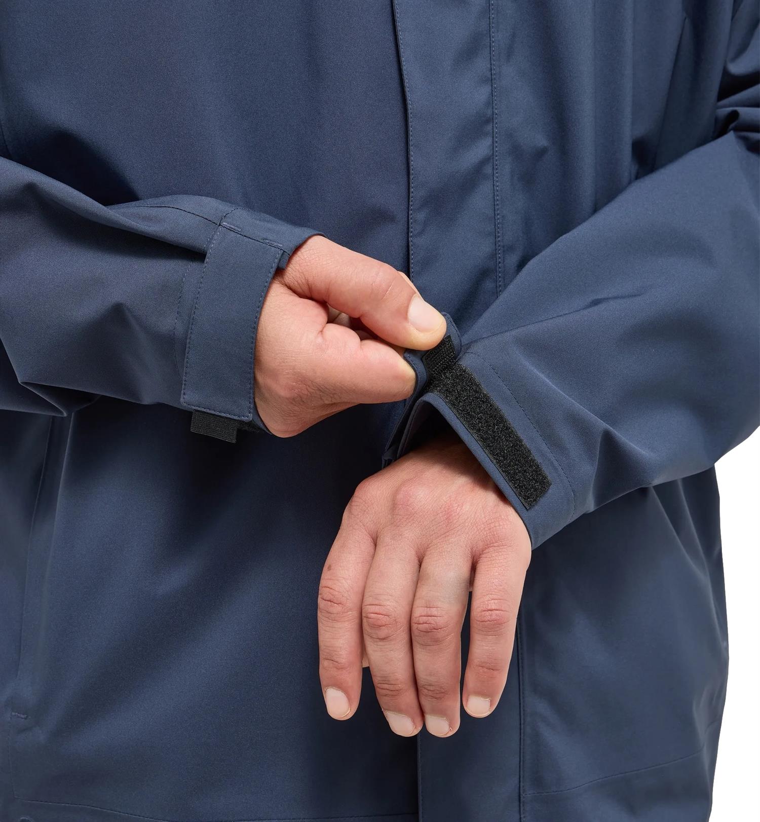 Haglöfs Breeze Proof Jacket Men Jakke Marine - modostore.no