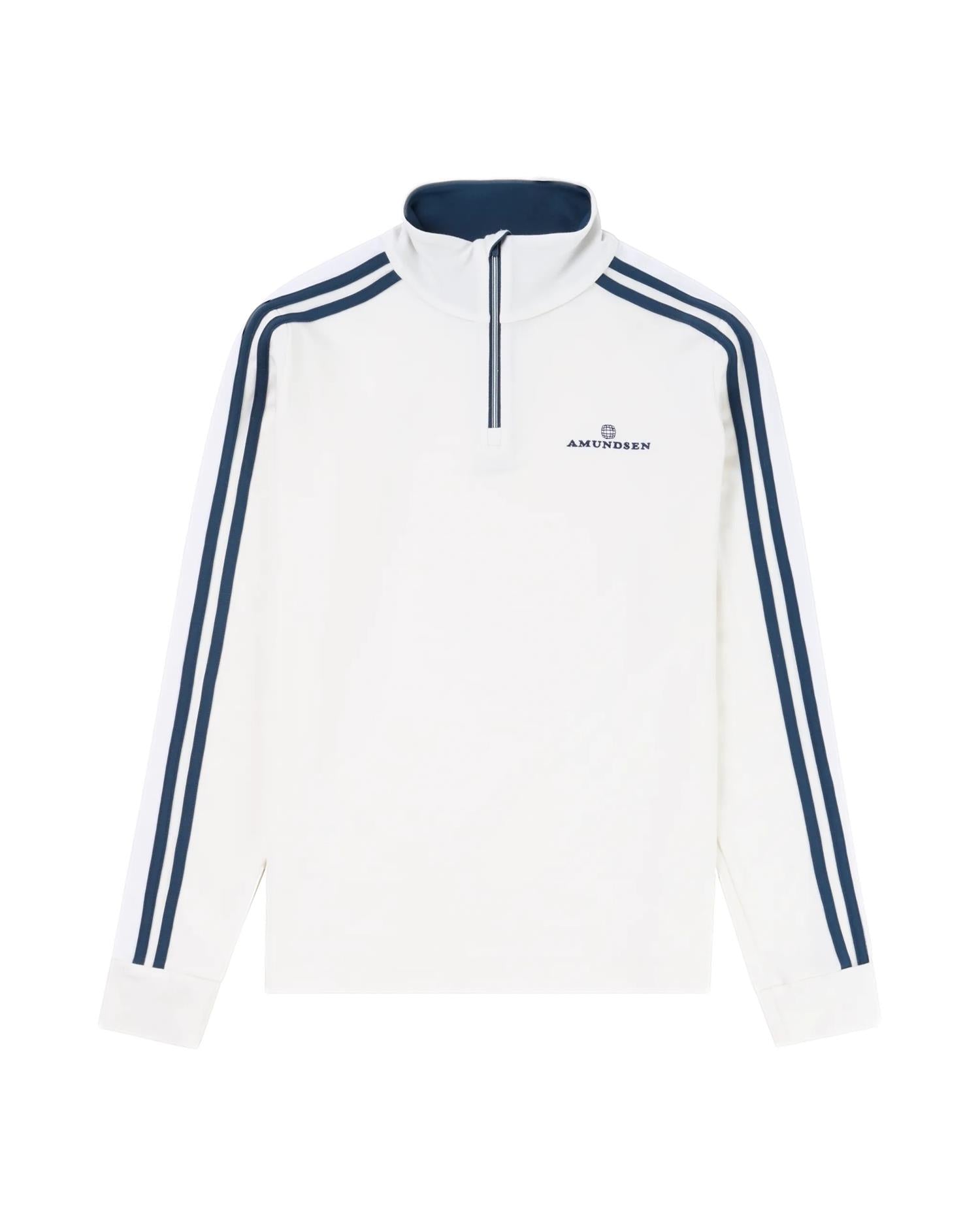 Amundsen 5Mila Half-Zip Lines Womens Genser Hvit