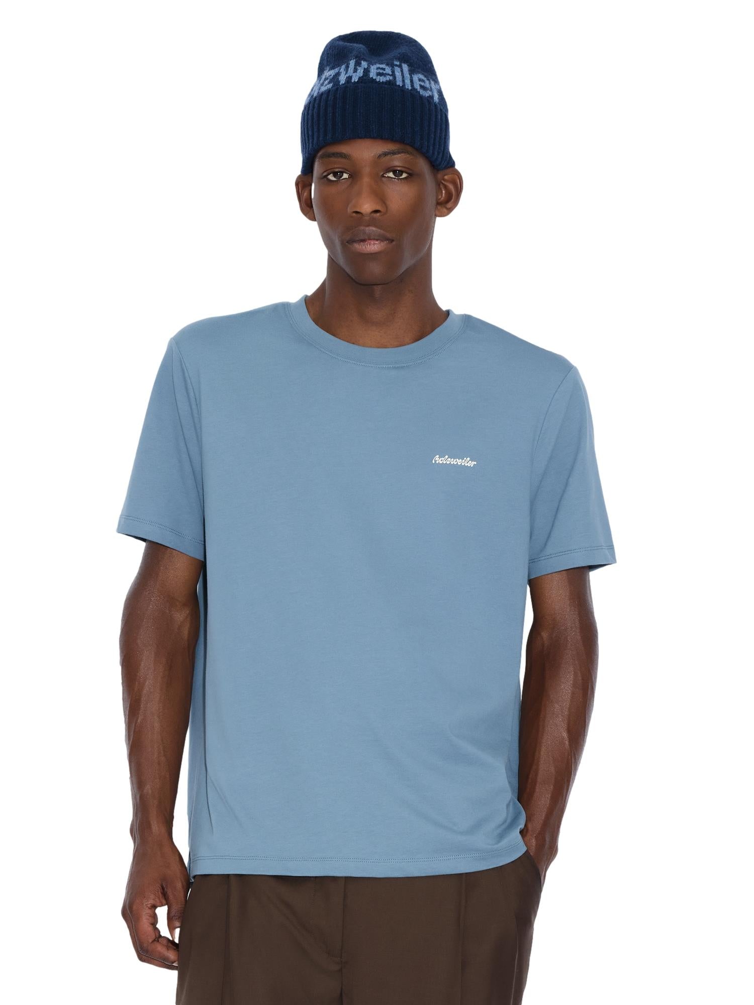 Holzweiler M Regular Tee T-shirt Blå - modostore.no