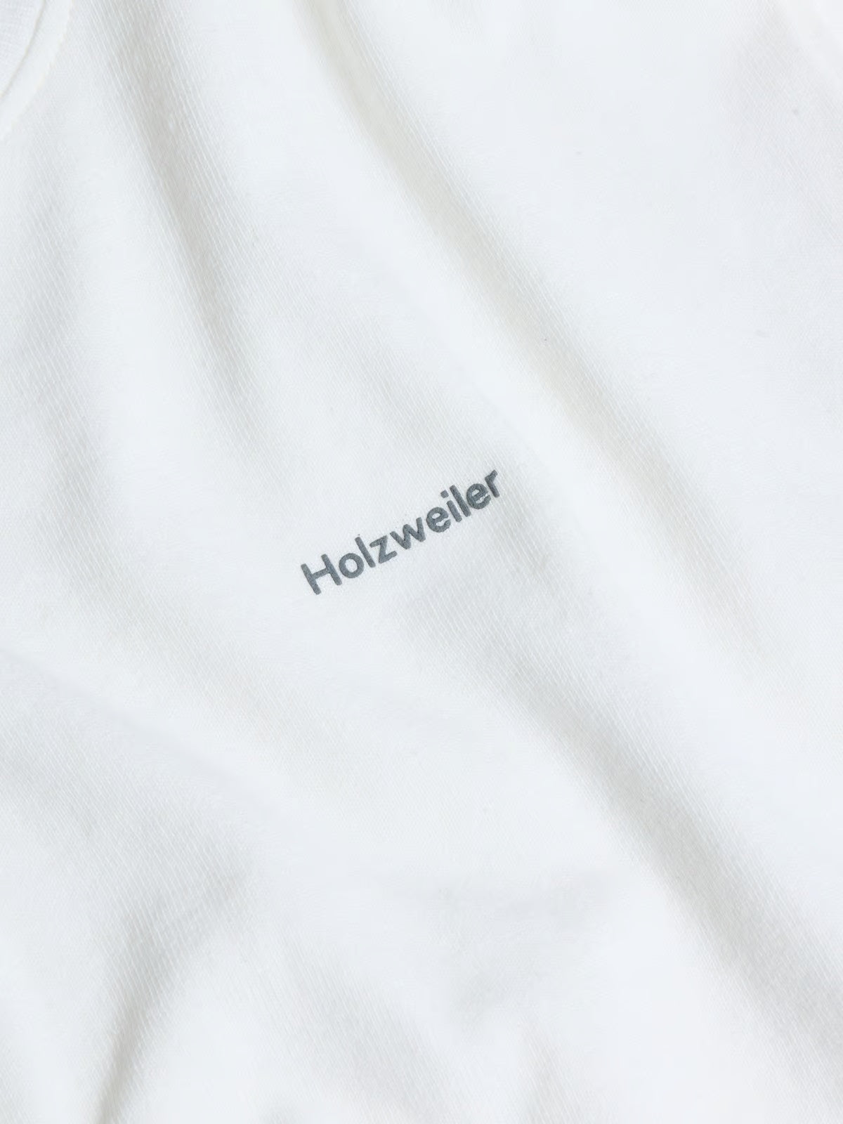 Holzweiler M Relaxed Longsleeve Longsleeve Hvit - modostore.no