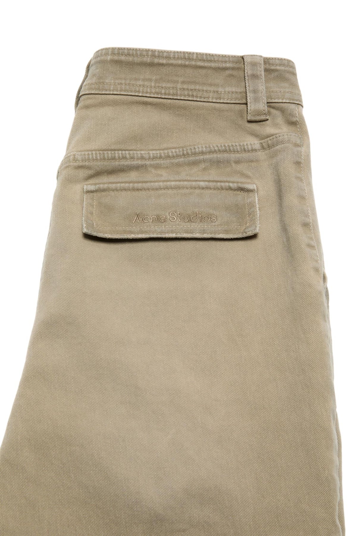 Acne Twill Cargo Trousers Bukse Cargo Beige
