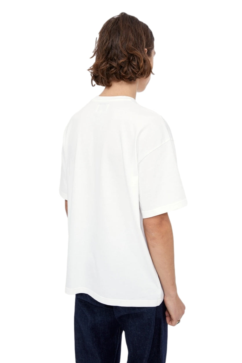 Livid Nelson Organic White T-shirt Hvit - modostore.no