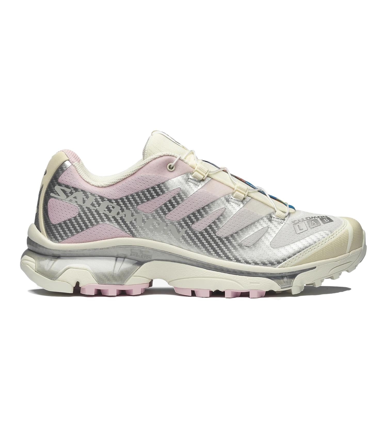 Salomon XT-4 OG VANILLA ICE/FTW SILVER/FAIRY TALE Sko Grå Og Rosa