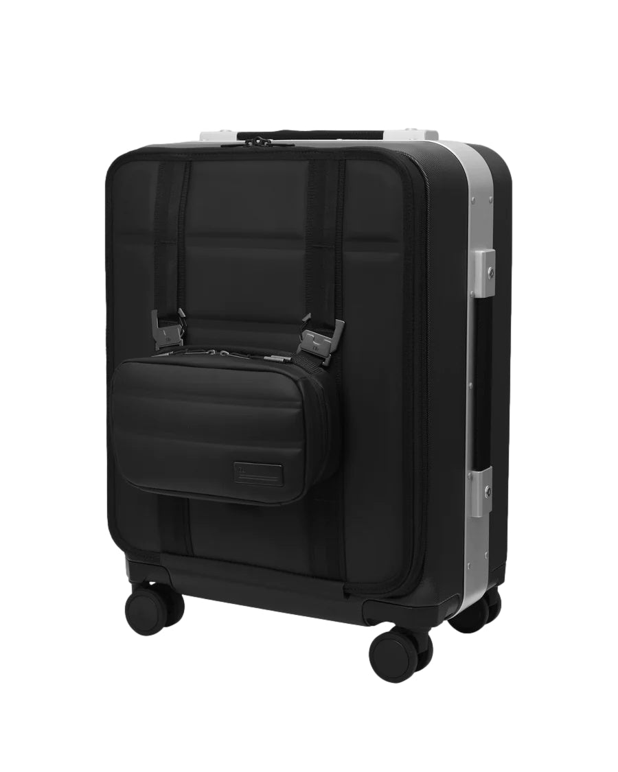 Db Ramverk Pro Front-Access Carry-On Silver Koffert Sort - modostore.no