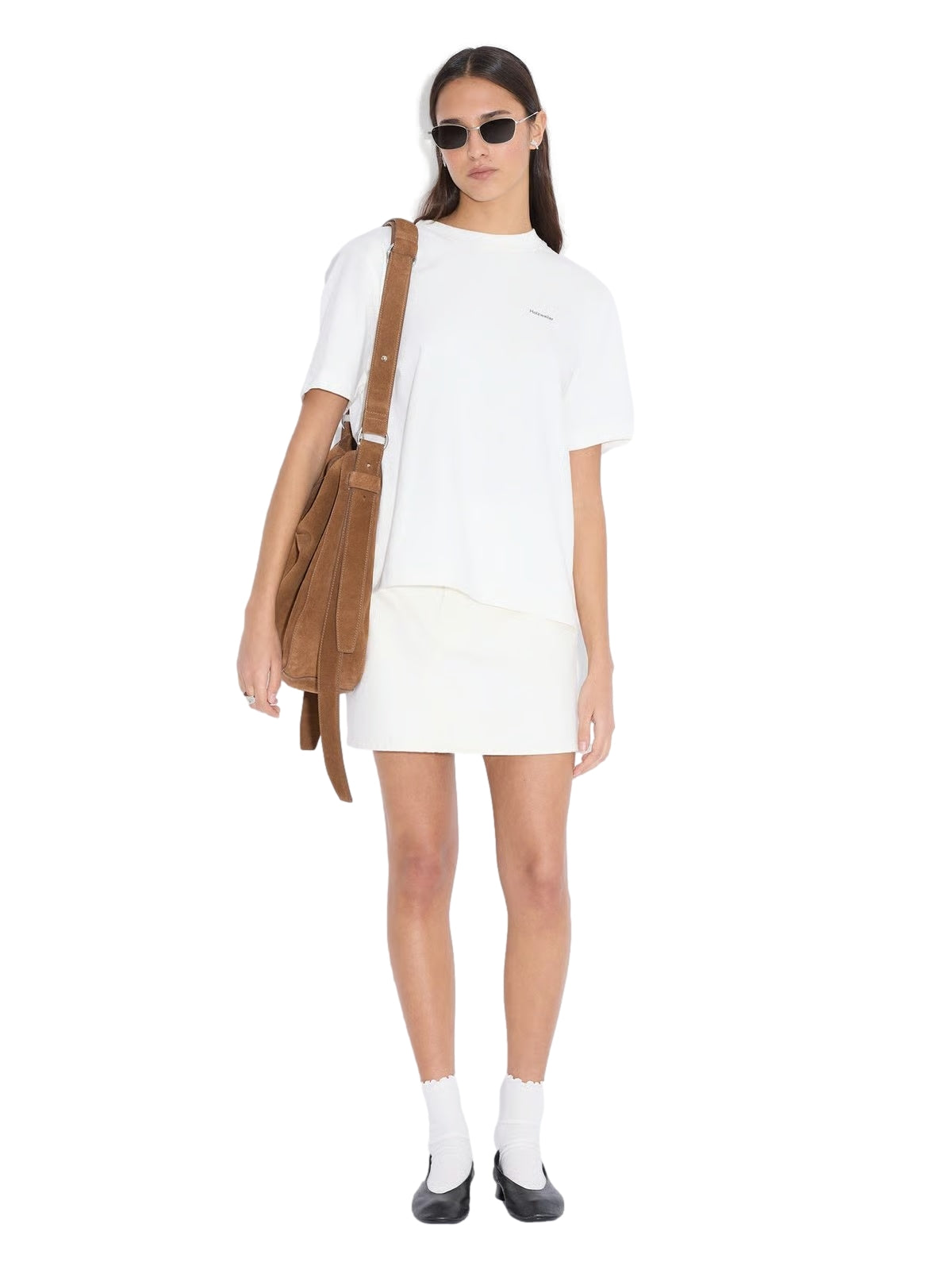 Holzweiler W. Relaxed Tee T-shirt Hvit - modostore.no