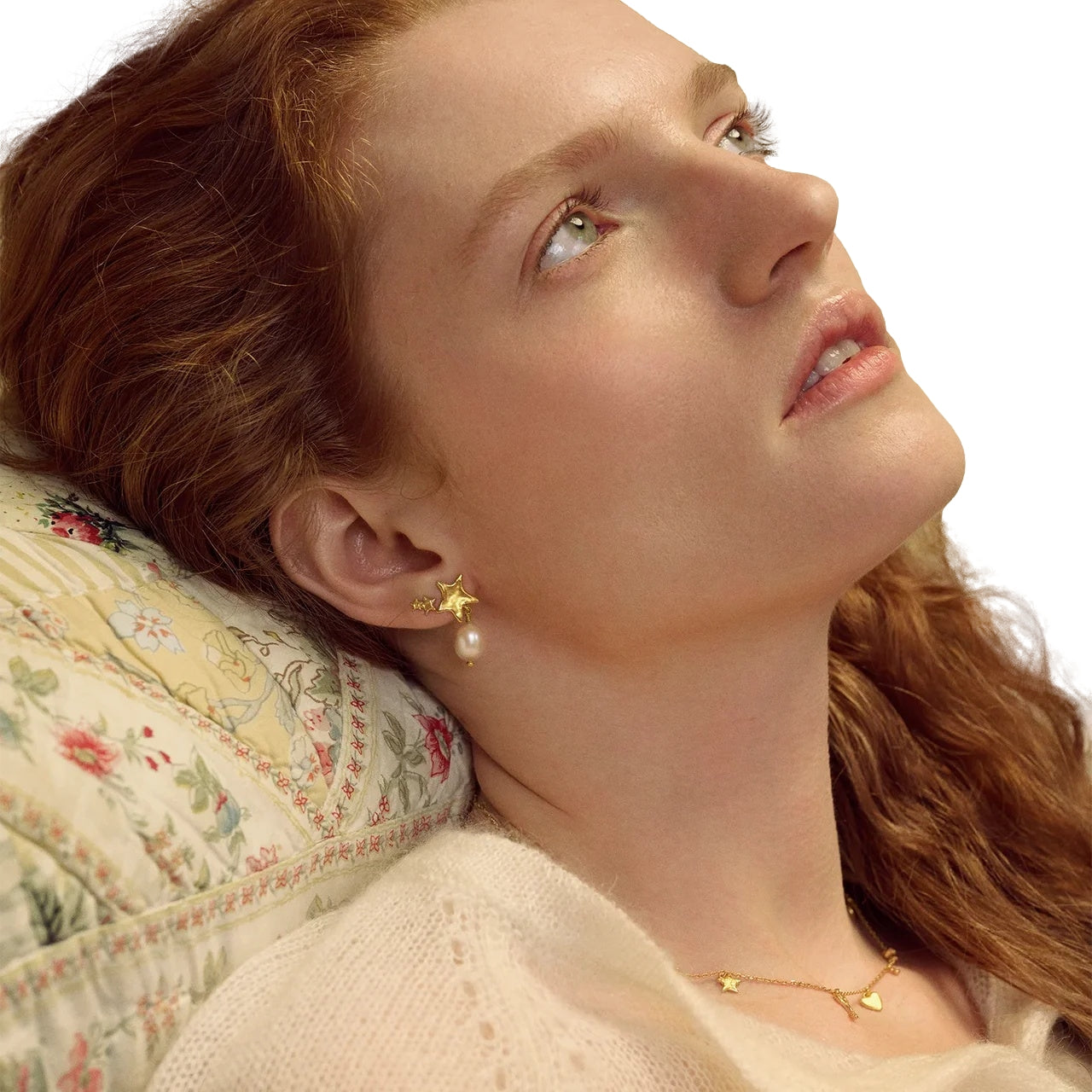 Maanesten Gabrielle Earrings Øredobber Gull - modostore.no