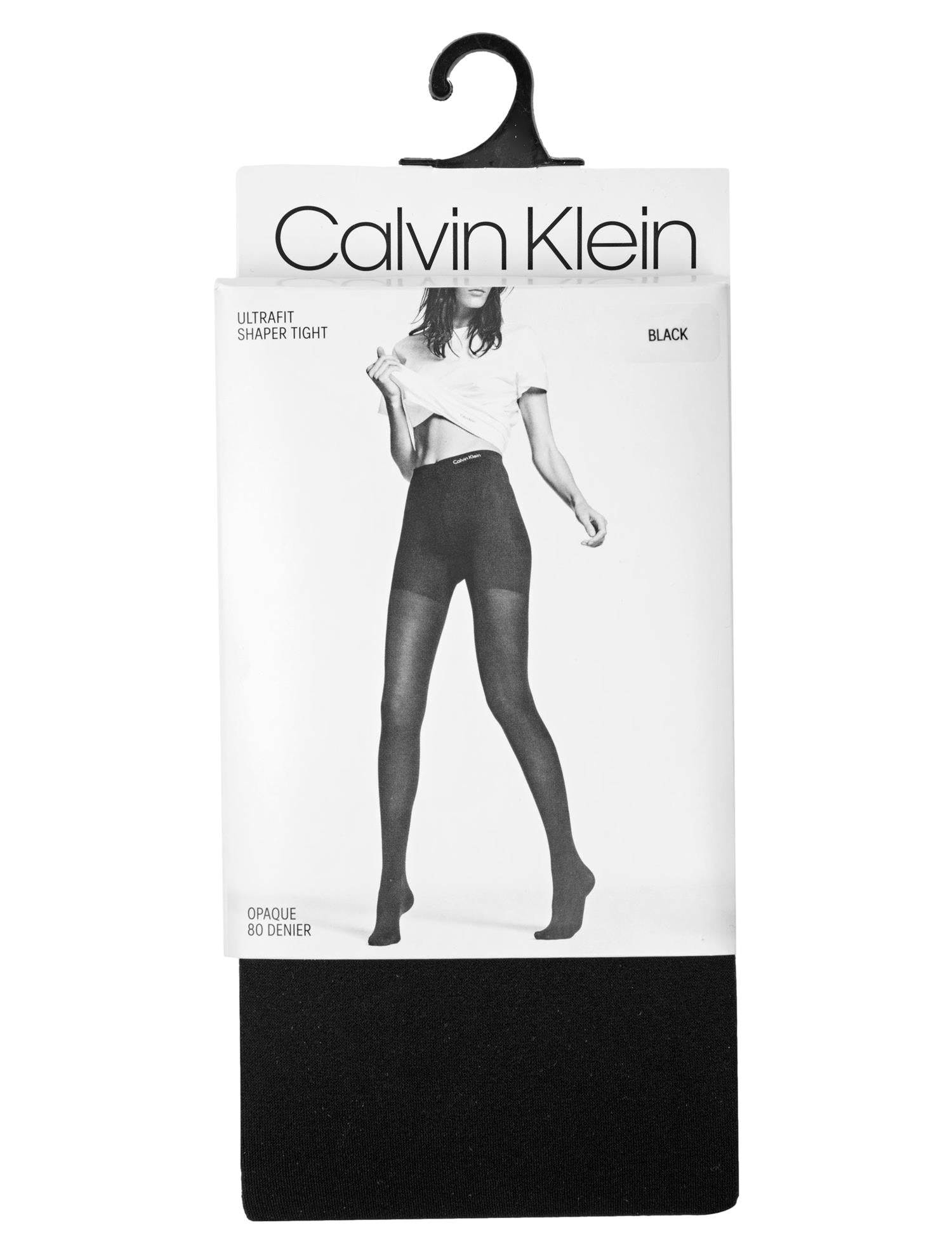 Calvin Klein Underwear CK UltraFit Opaque 80den Strømpebukse Sort - modostore.no