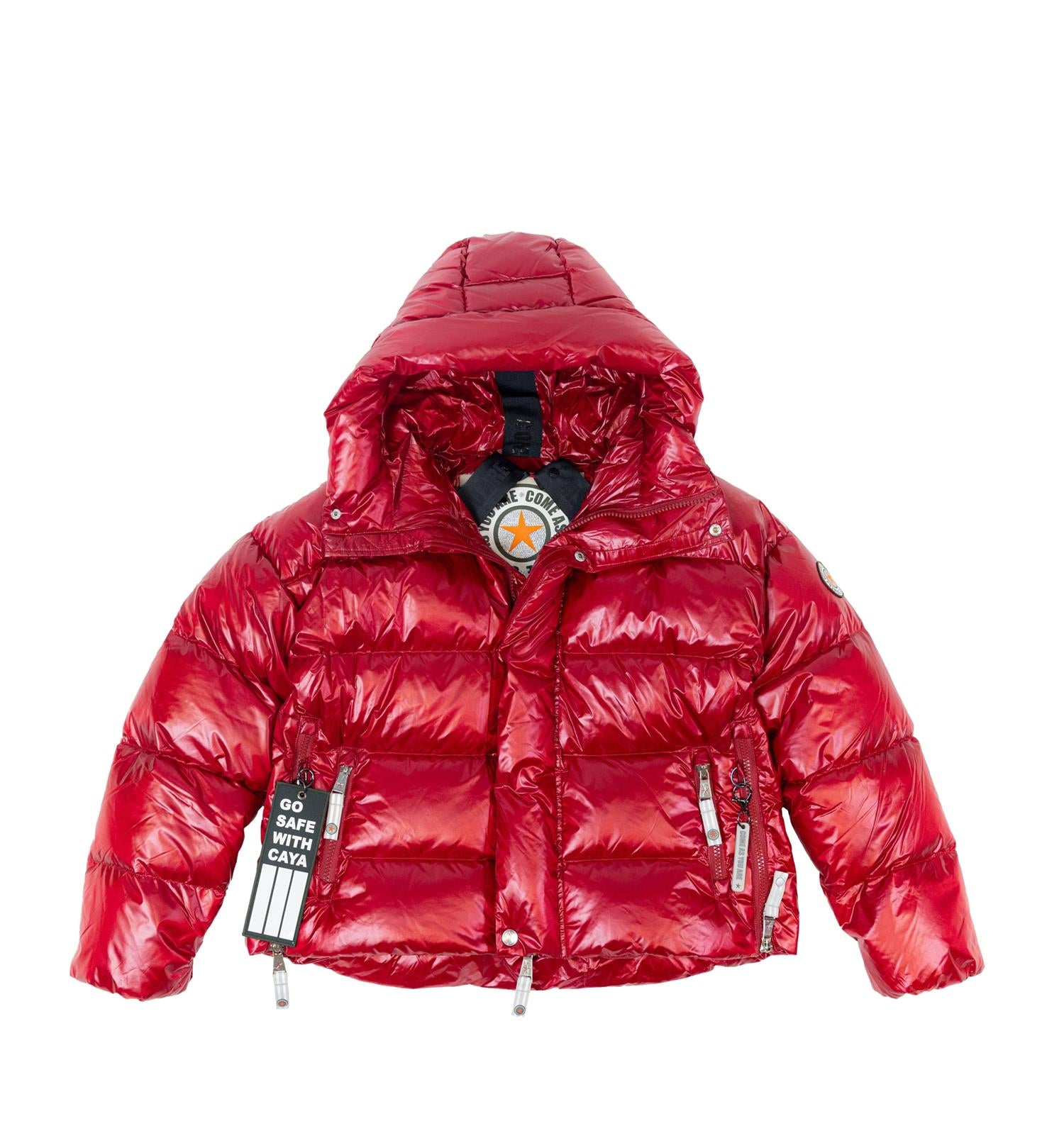 CAYA Ginny Short Deep Red Jakke Rød - modostore.no