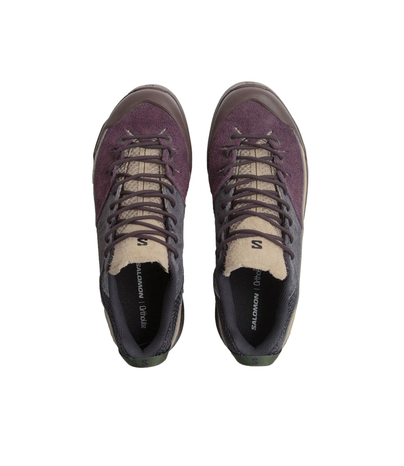 Salomon X-ALP SUEDE Plum Perfect/Nine Iron/Sfari Sko Mørkelilla - modostore.no