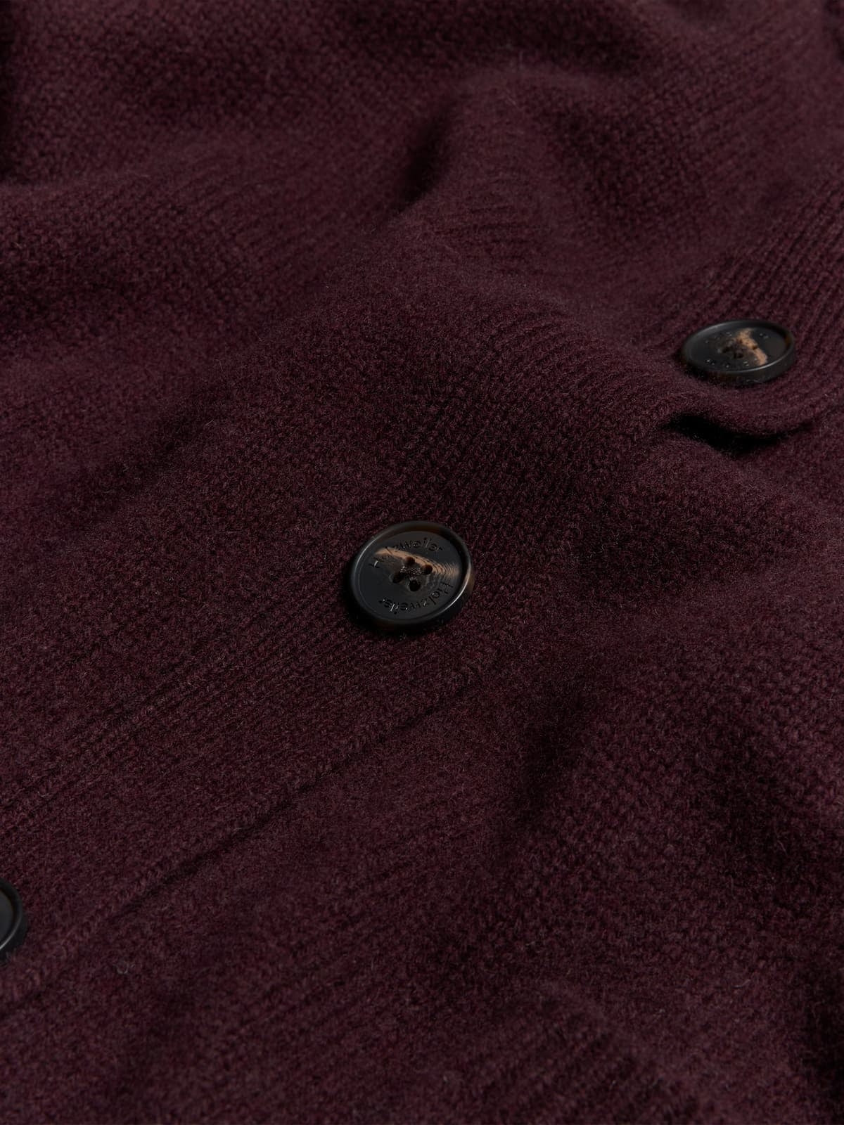 Holzweiler Julia Wide Cardigan Genser Burgunder