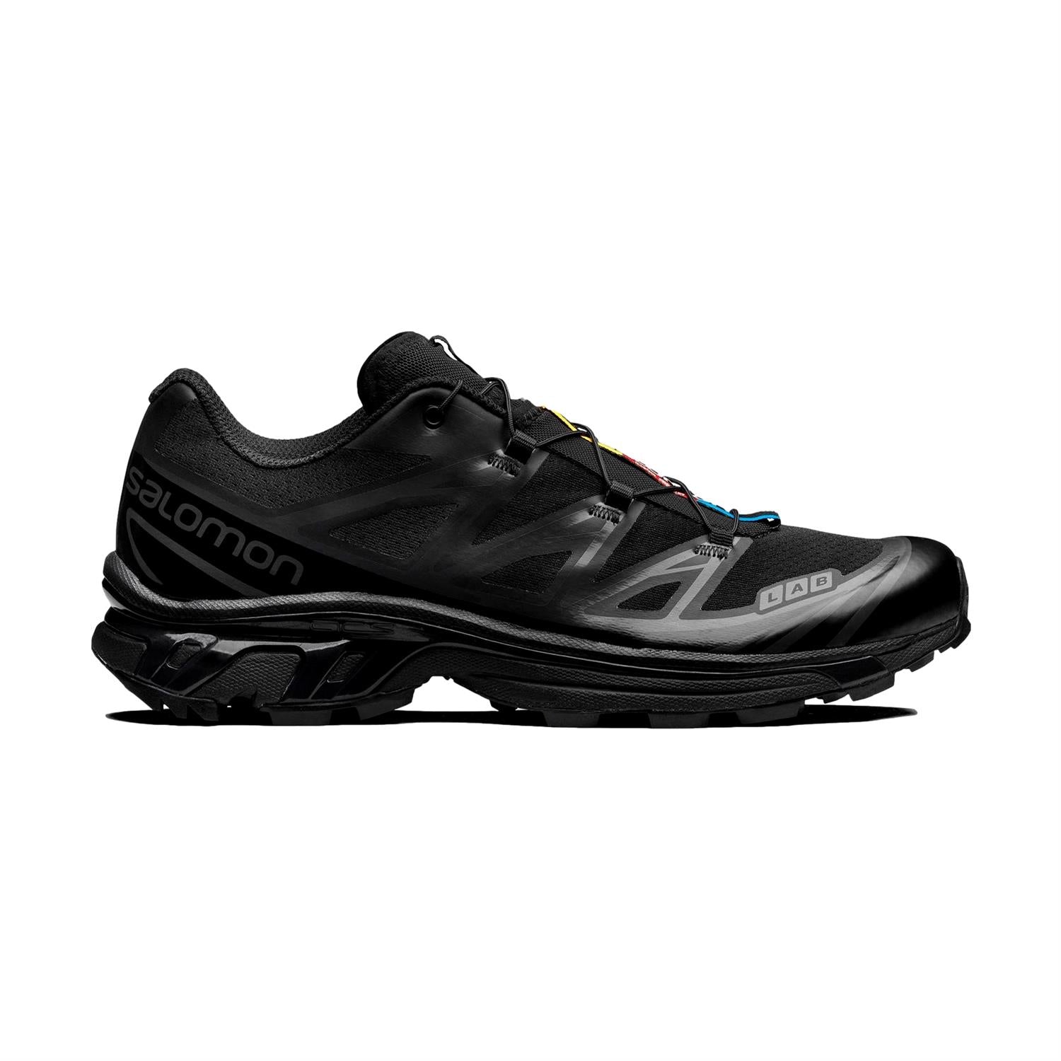Salomon XT-6 Black/Black/Phantom Sko Sort