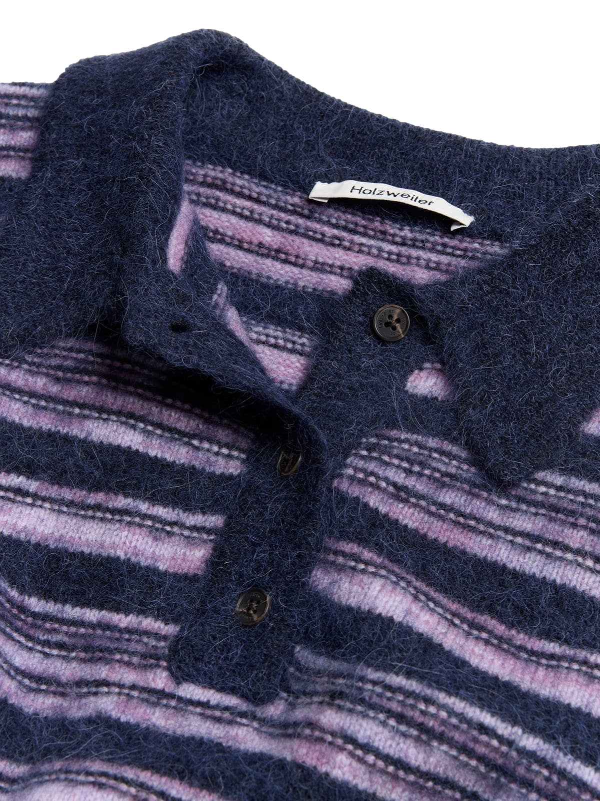 Holzweiler Olivia Wool Polo Genser Mørkelilla