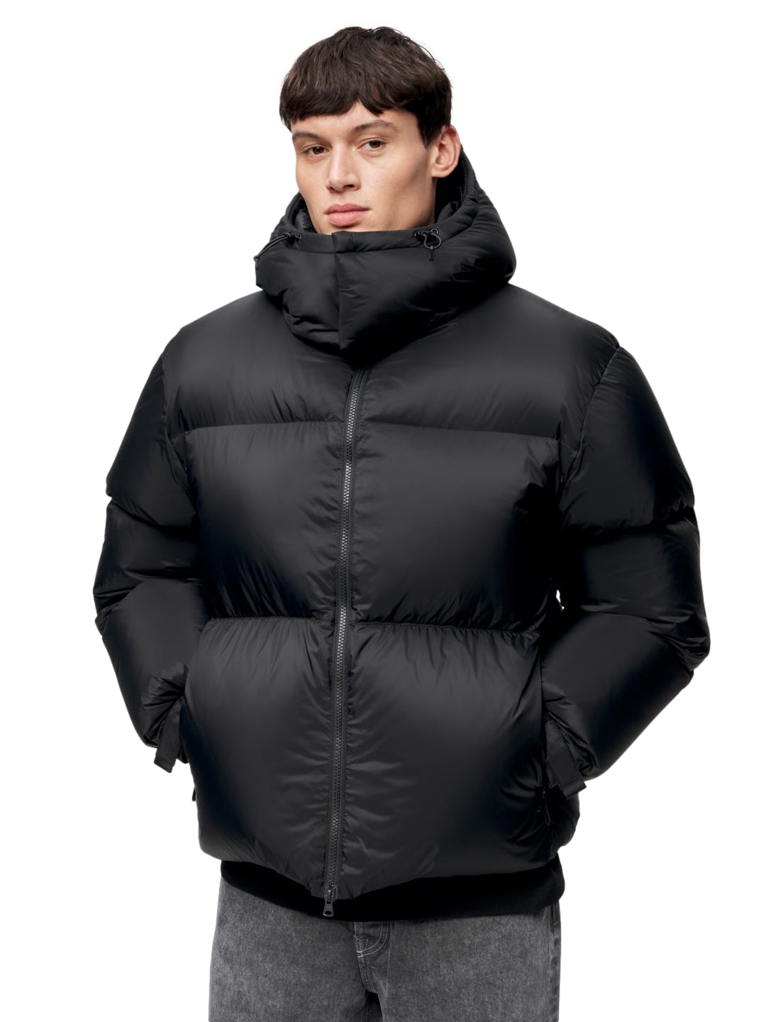 Blæst Perma Lightweight Down Jacket Black Jakke Sort - modostore.no