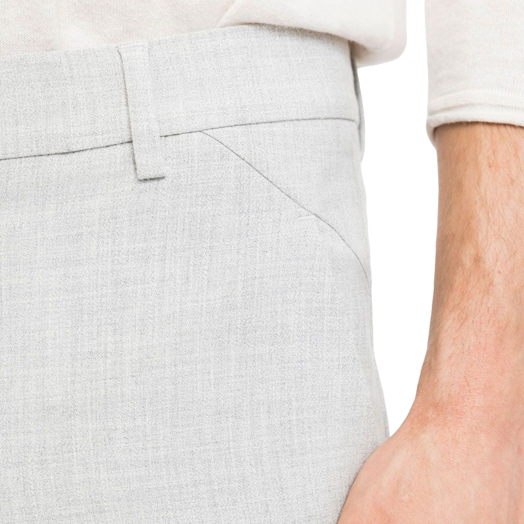 Plain JoshPL Bukse Lys Grå Melert