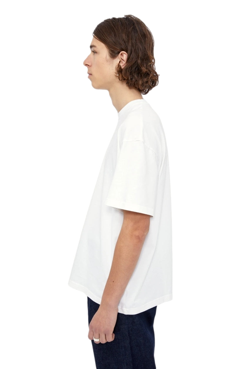 Livid Nelson Organic White T-shirt Hvit - modostore.no