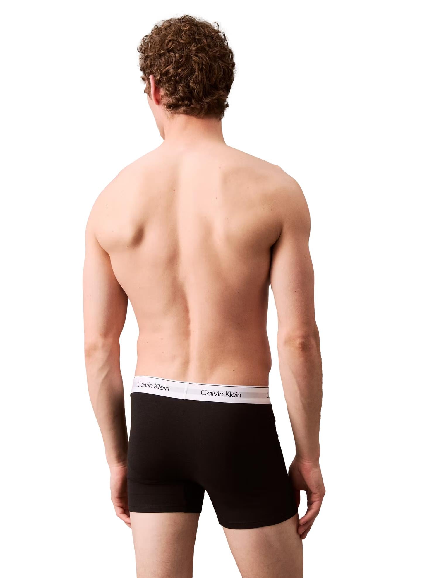 Calvin Klein Underwear Boxer Brief Modern Cotton 3PK Boxershorts Hvit/Grå/Sort - modostore.no