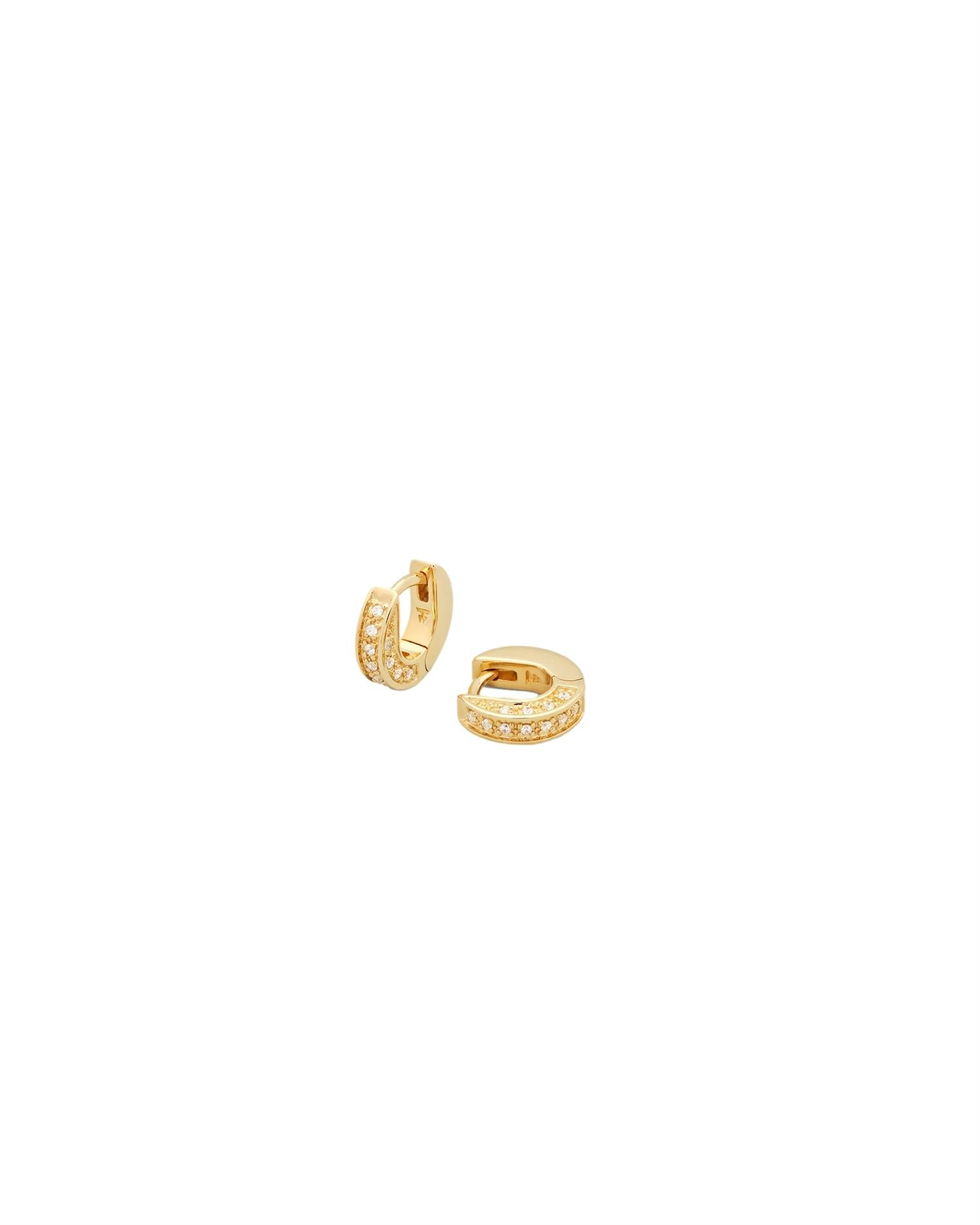 Tom Wood Nova Huggies Gold Øredobber Gull - modostore.no
