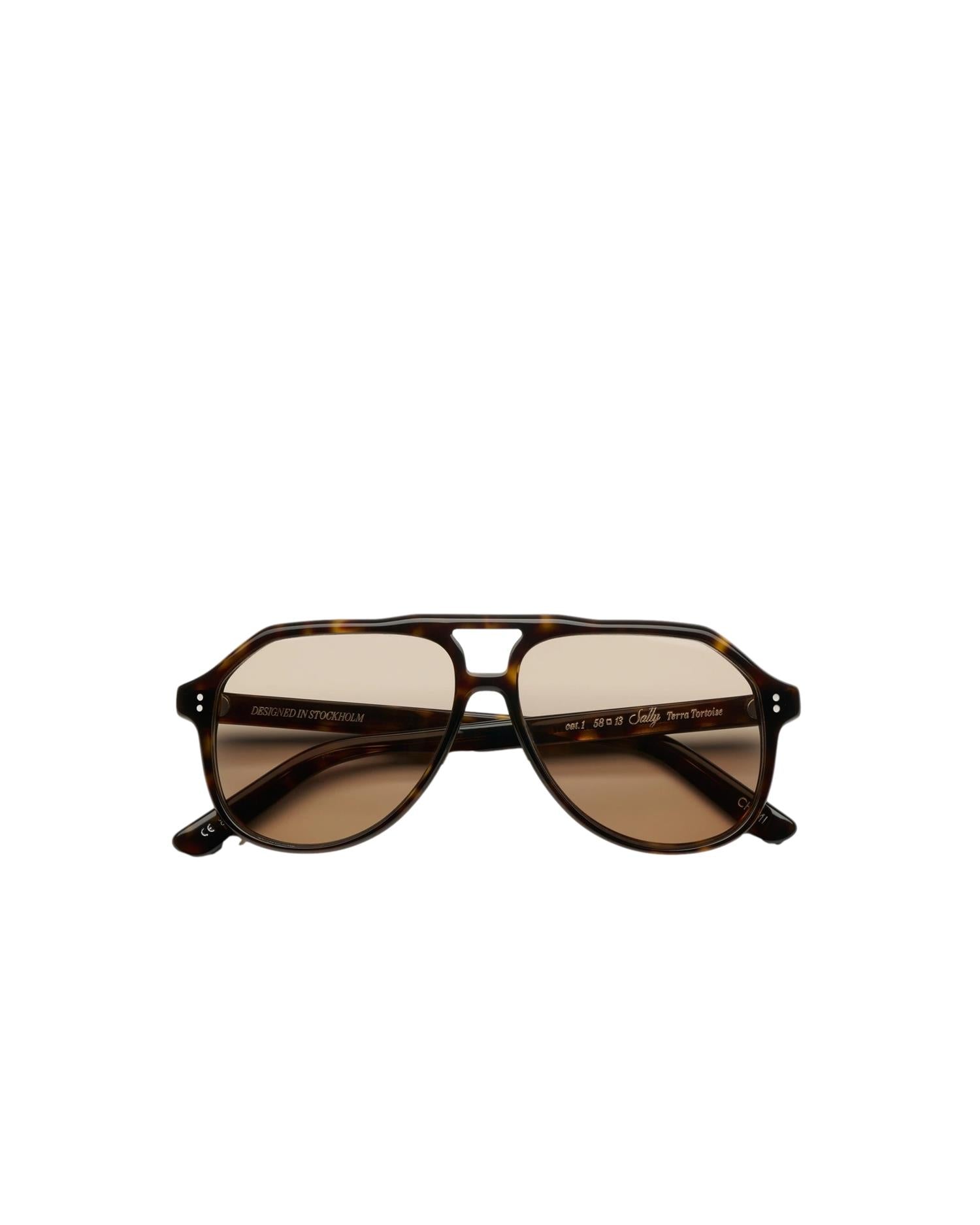 Chimi Eyewear Sally Terra Tortoise Solbriller Brun - modostore.no