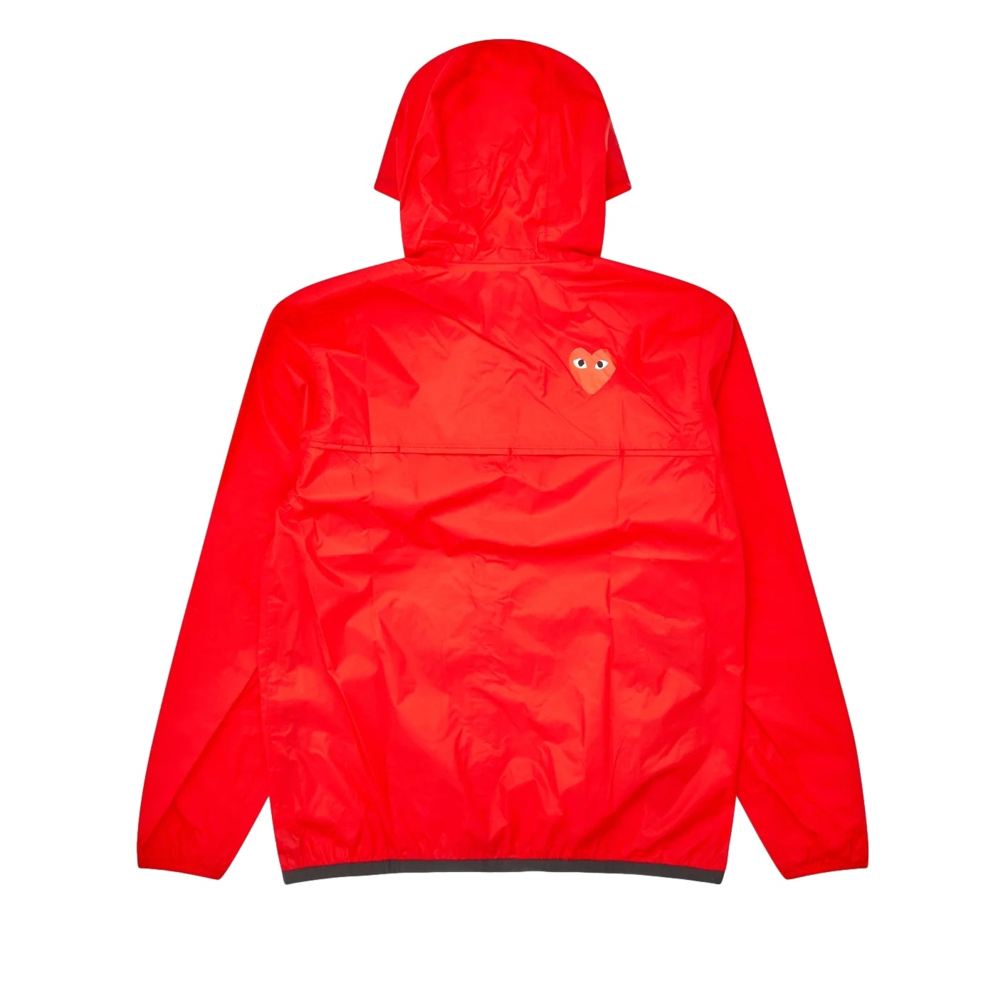 Comme des Garcons Play K-Way Full Zip Jacket Jakke Rød - modostore.no