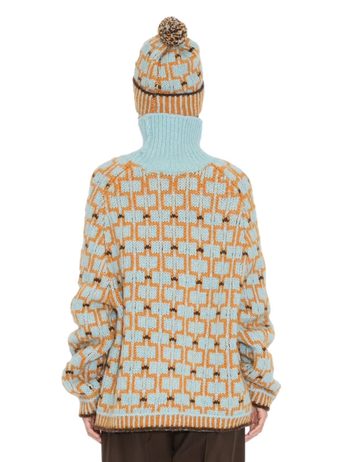 Holzweiler Norwegian Wool Turtleneck Genser Turkis - modostore.no